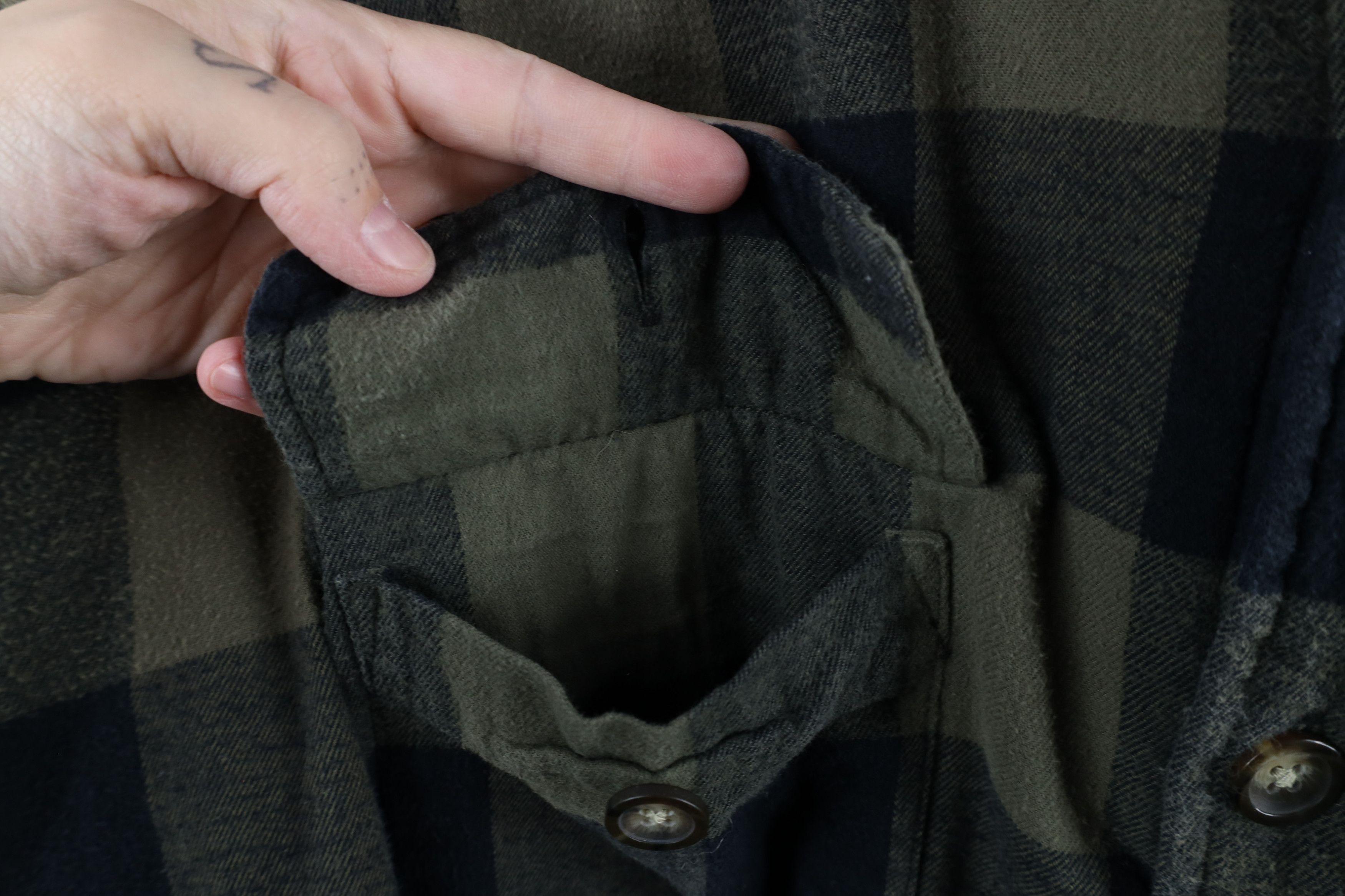 Vintage Vintage 90s Streetwear Flannel Button Shirt Jacket Jac Shirt Size US XL / EU 56 / 4 - 4 Thumbnail
