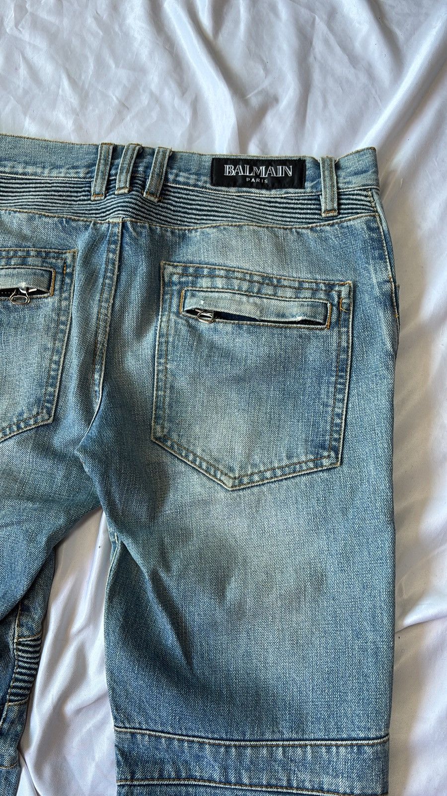 Balmain Balmain FW10 Decarnin Biker Jean Size US 31 - 6 Thumbnail