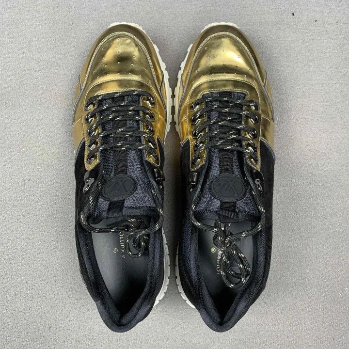 Other Louis Vuitton Gold and Black Casual Sneakers -2508 Size US 8 / EU 41 - 7 Thumbnail