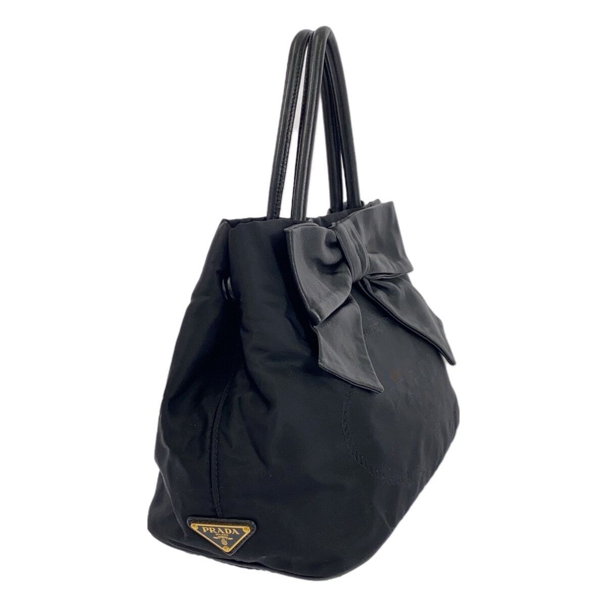 Prada PRADA Logo Jacquard Tote Bag 1BG068 Size ONE SIZE - 2 Thumbnail