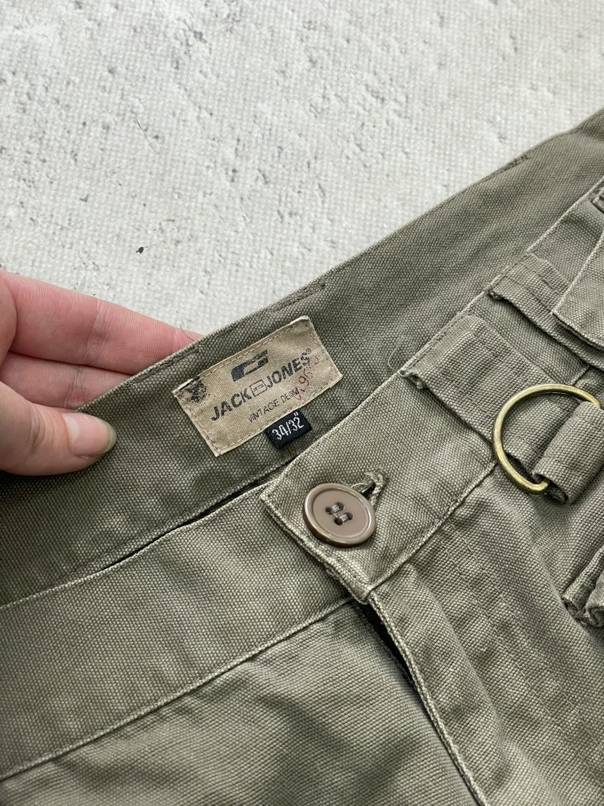 Jack & Jones Rare bondage Junya watanbe style cargo baggy pants y2k Size US 34 / EU 50 - 6 Thumbnail