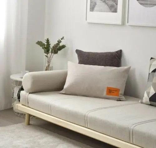Ikea × Virgil Abloh Virgil Abloh x Ikea Markerad Cushion Cover Beige Size ONE SIZE - 1 Thumbnail