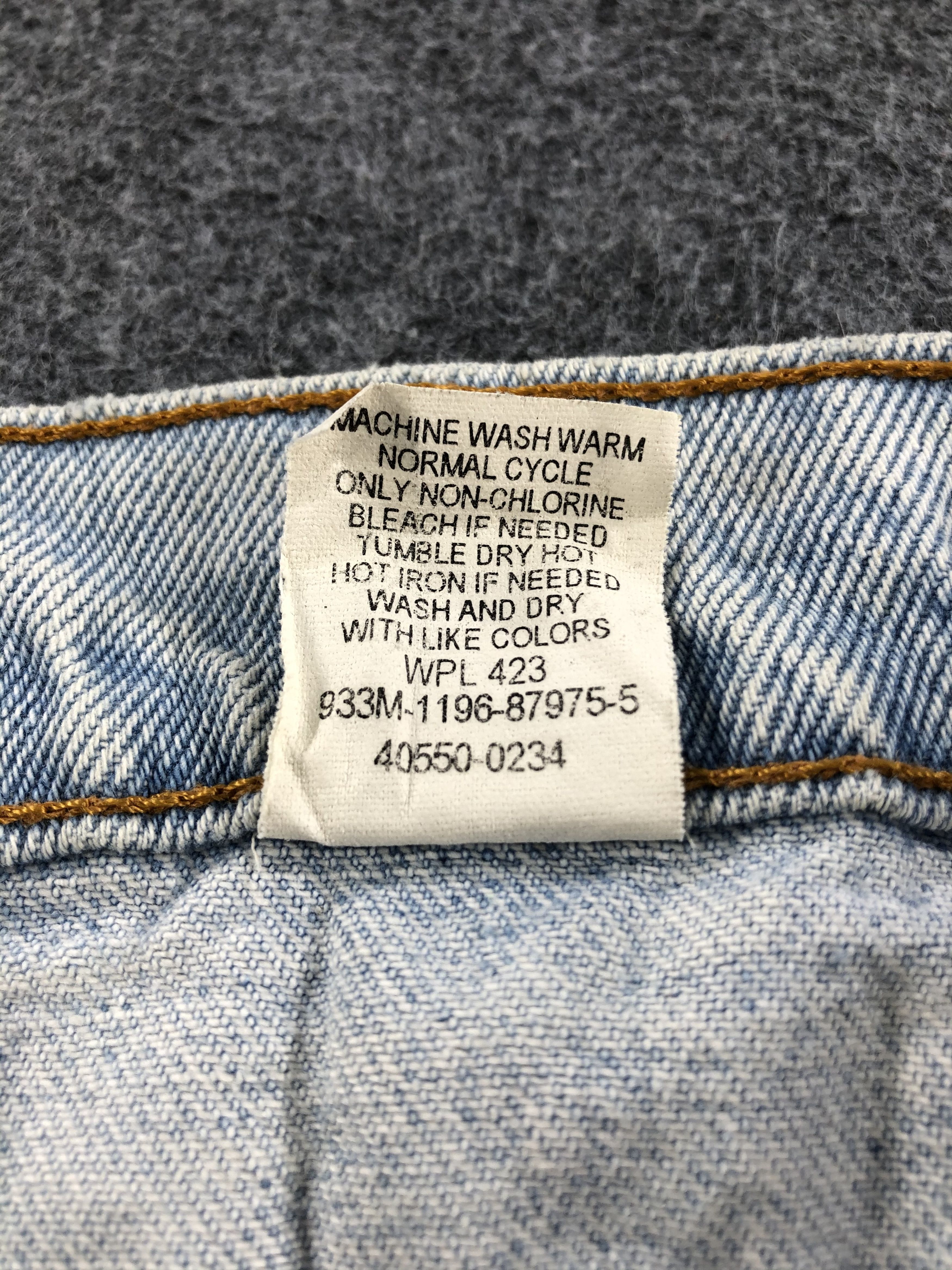 Levi's Vintage Distress Levis 550 Orange Tab Jeans-JM656 Size US 32 / EU 48 - 10 Thumbnail