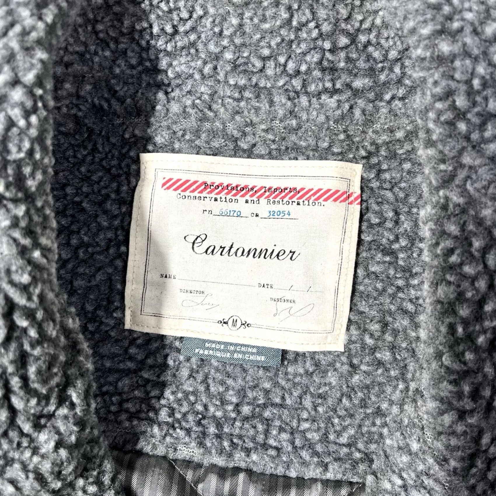 Anthropologie Anthropologie Cartonnier Blazer Womens M Wool Moto Zip Sherpa Jacket Coat Shirt? Size M / US 6-8 / IT 42-44 - 5 Thumbnail