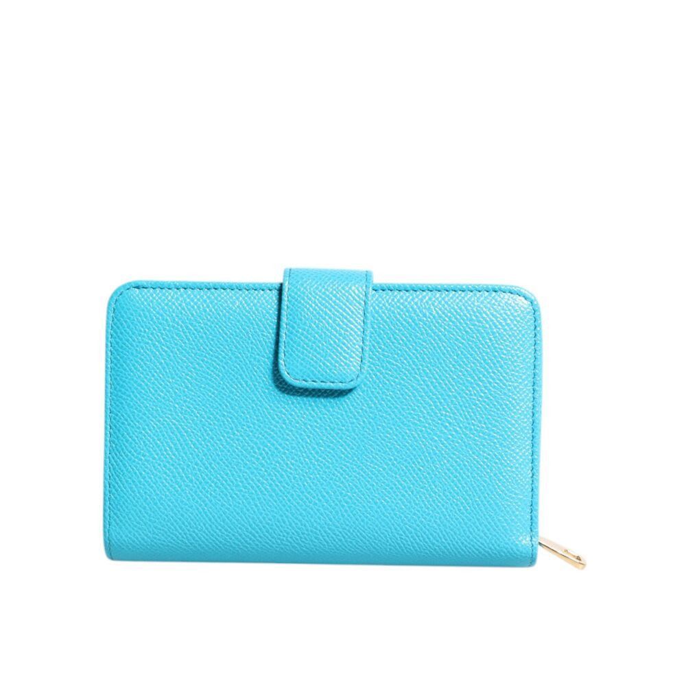 Dolce & Gabbana Dolce & Gabbana Light Blue Leather Bifold Continental Clutch Size ONE SIZE - 5 Thumbnail