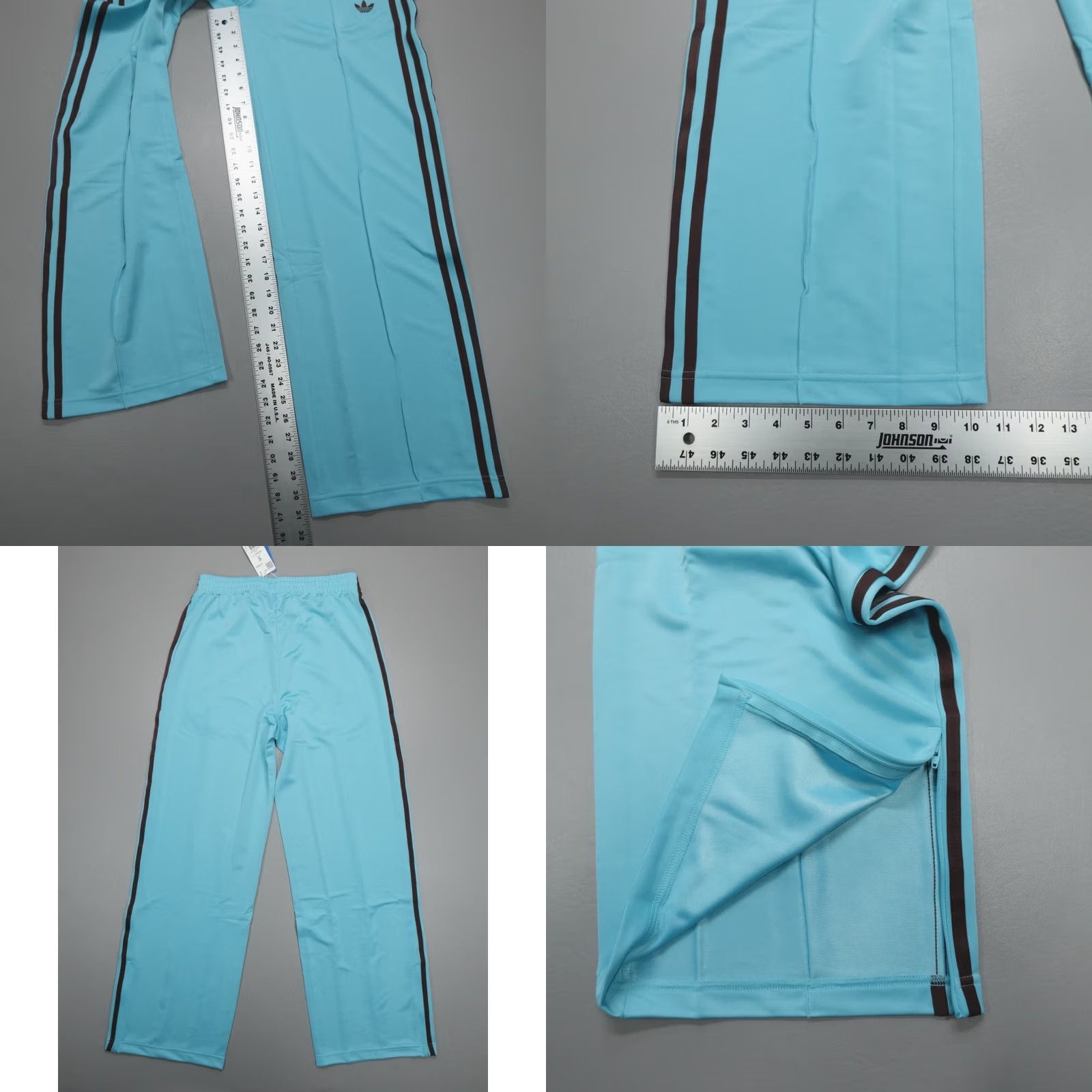 Adidas ADIDAS ORIGINALS Firebird Track Pants Women's S Blue Glow JY2689 Track Pants Adidas Originals Women’s Size S Blue Glow Wide-Leg Pockets Elastic Waist Size 28" / US 6 / IT 42 - 8 Thumbnail