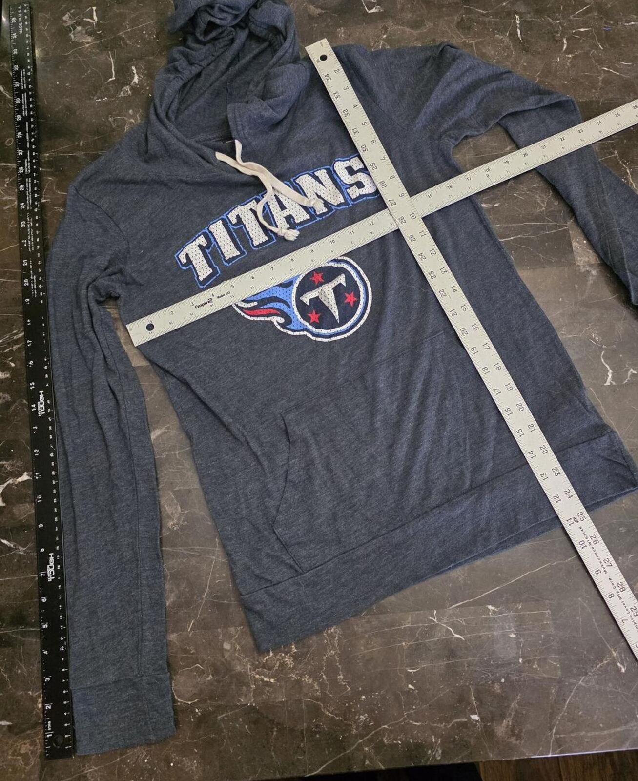 NFL Tennessee Titans Navy Blue Lightweight Hoodie Sweatshirt M Size M / US 6-8 / IT 42-44 - 7 Thumbnail