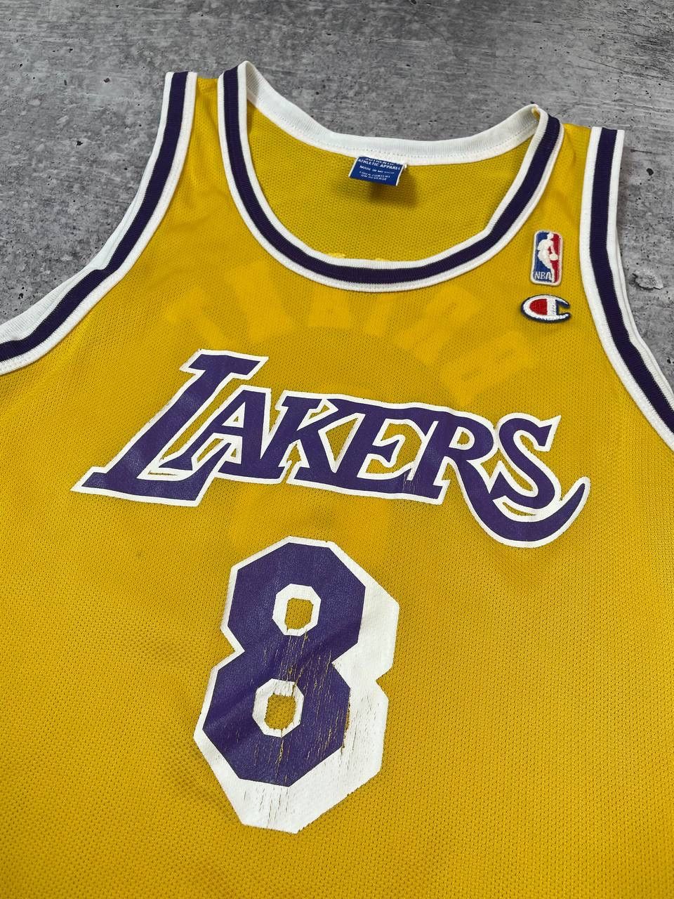 NBA Vintage Champion Lakers NBA Bryant Jersey Y2K Size US L / EU 52-54 / 3 - 4 Thumbnail