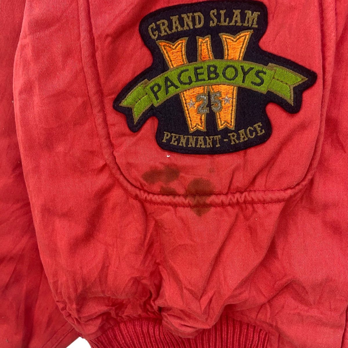 Grand Slam Vtg Pageboys Pennant Race Benchwarmer Shut-Out Bomber Style Size US M / EU 48-50 / 2 - 6 Thumbnail