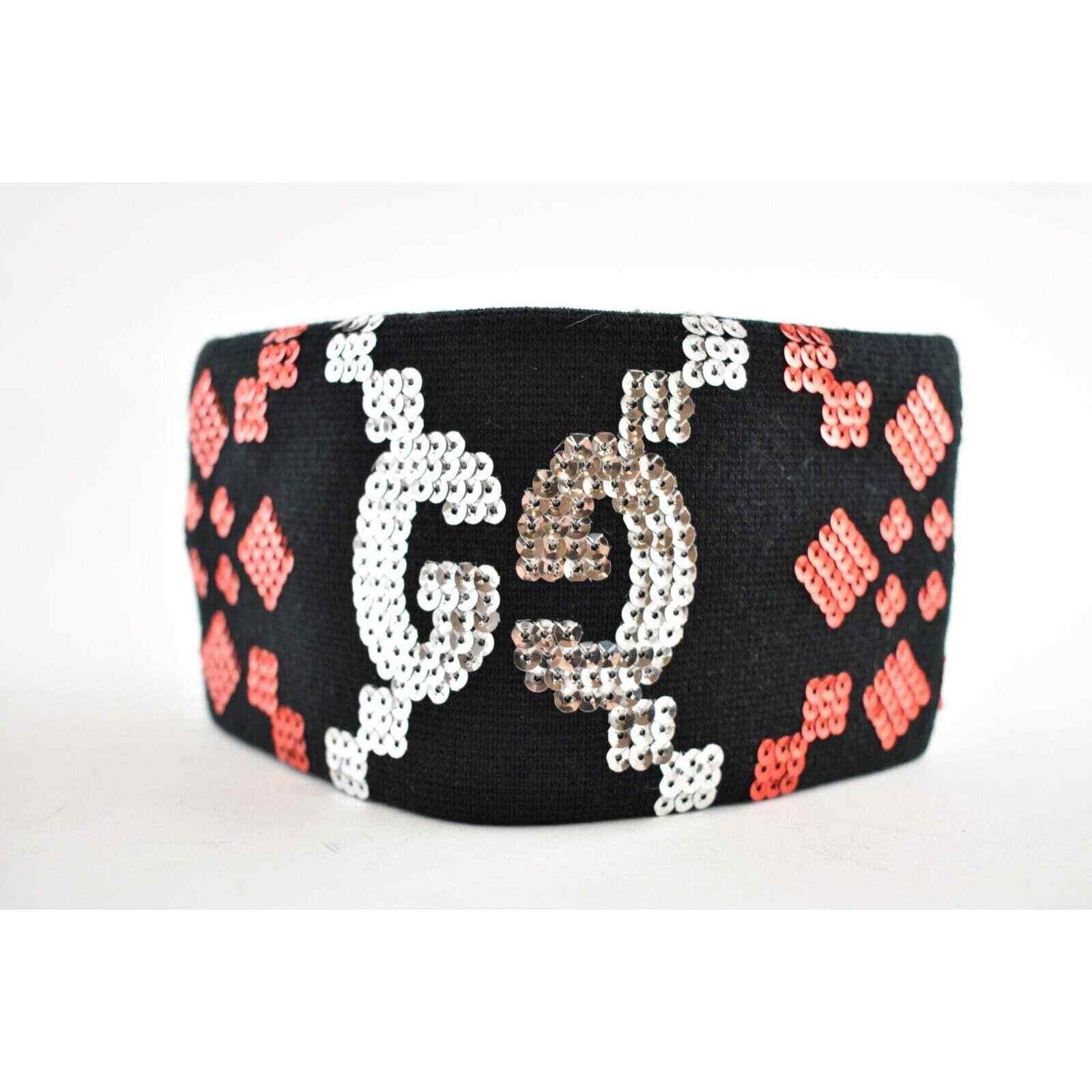 Gucci Gucci GG Logo Wool Stretchy Headband Hair Small 56cm Size ONE SIZE - 2 Thumbnail
