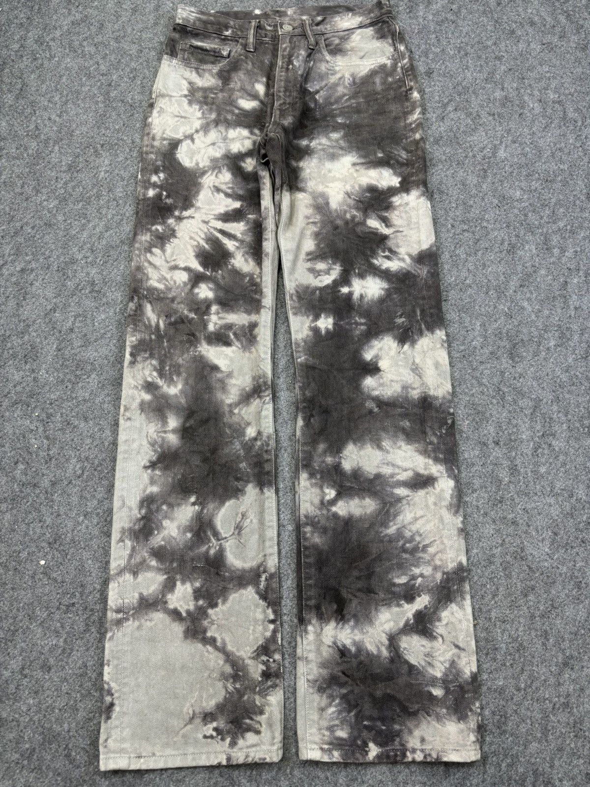 Johnbull 💥Denim Art💥Vintage Johnbull Heavy Tye Dye Denim F814 Size US 26 / EU 42 - 11 Thumbnail