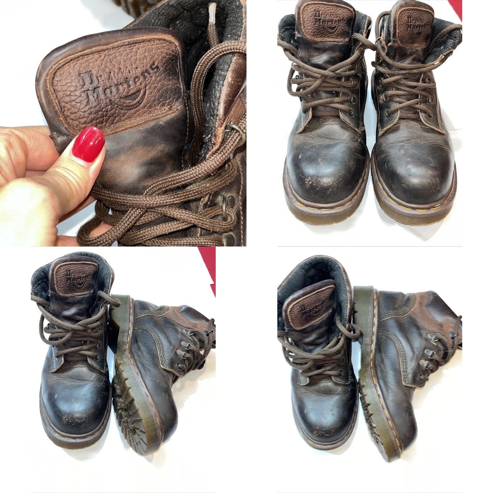 Dr. Martens VINTAGE Dr Doc Martens BROWN BOOTS Steel Toe 7735 ANSI Z41 PT91 Air Wair Work Size 6 Men Size US 6 / EU 39 - 8 Thumbnail