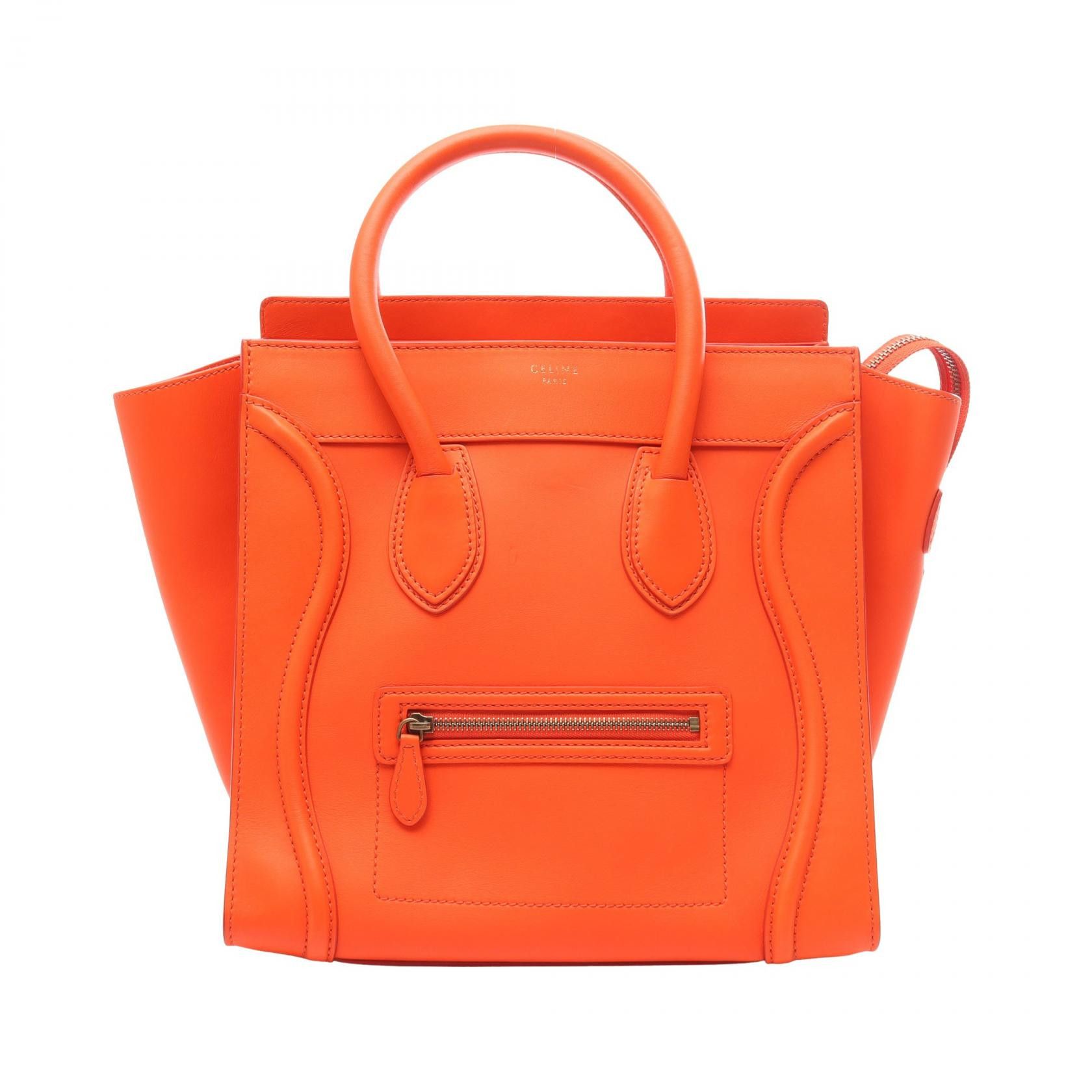 Celine Celine CELINE Luggage Mini Shopper Leather Handbag Leather Handbag DUTY FREE for USA Size ONE SIZE - 1 Thumbnail