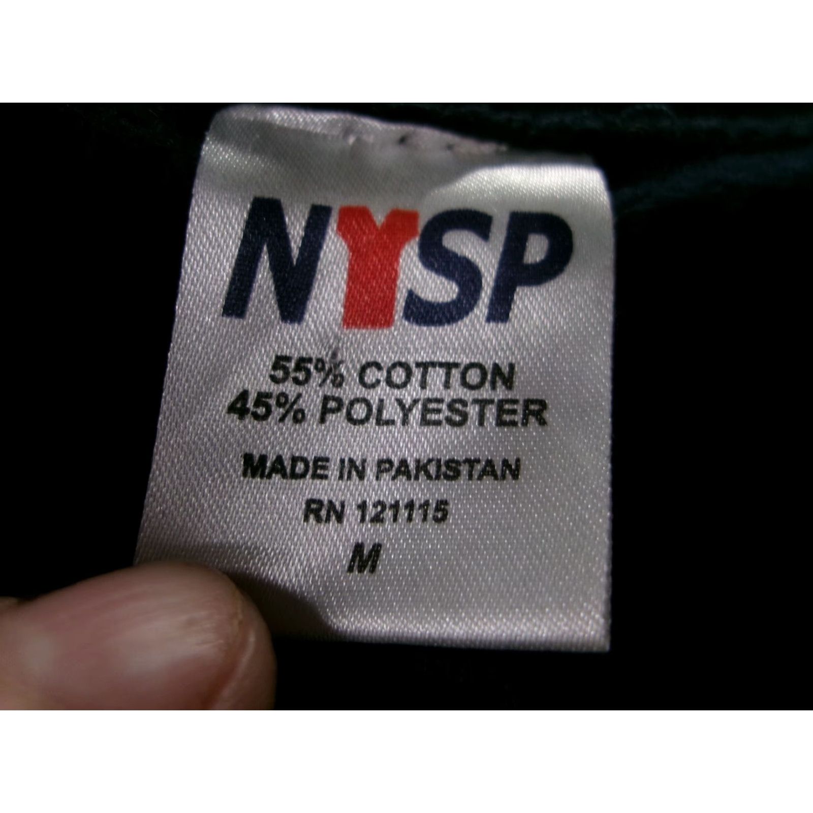 Vintage VINTAGE NYSP New York City Skyline Sweatshirt Mens M Black Crewneck Pullover Graphic Print Sweatshirt Size US M / EU 48-50 / 2 - 7 Thumbnail
