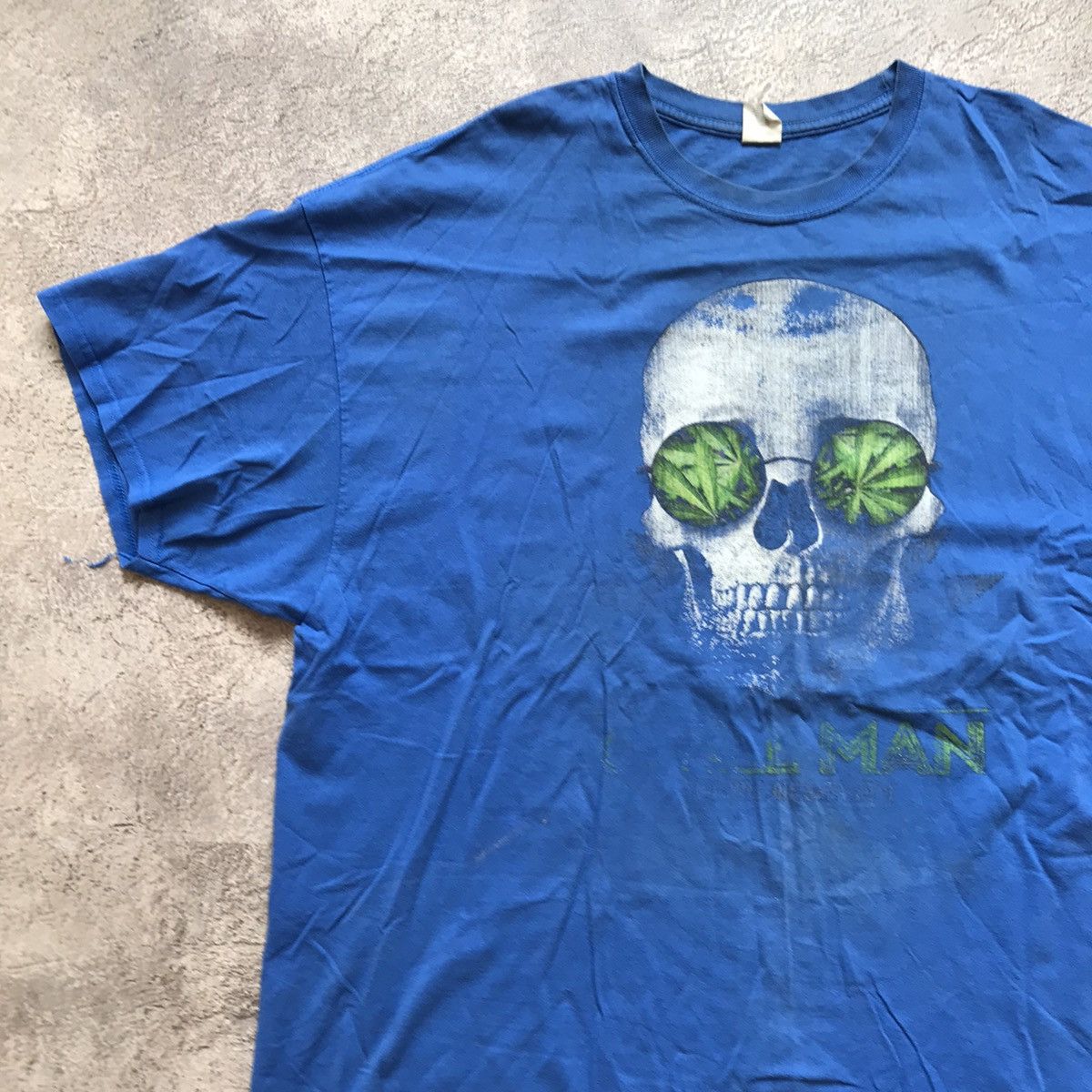 Vintage VINTAGE ADULT SEX DRUGS SKULL STONED FUNNY TEE Y2K Size US XXL / EU 58 / 5 - 2 Thumbnail