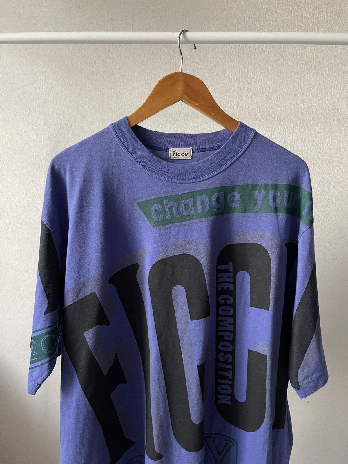 Yoshiyuki Konishi 90s Yoshiyuki Konishi FICCE Overprint Tee Size US XL / EU 56 / 4 - 3 Thumbnail