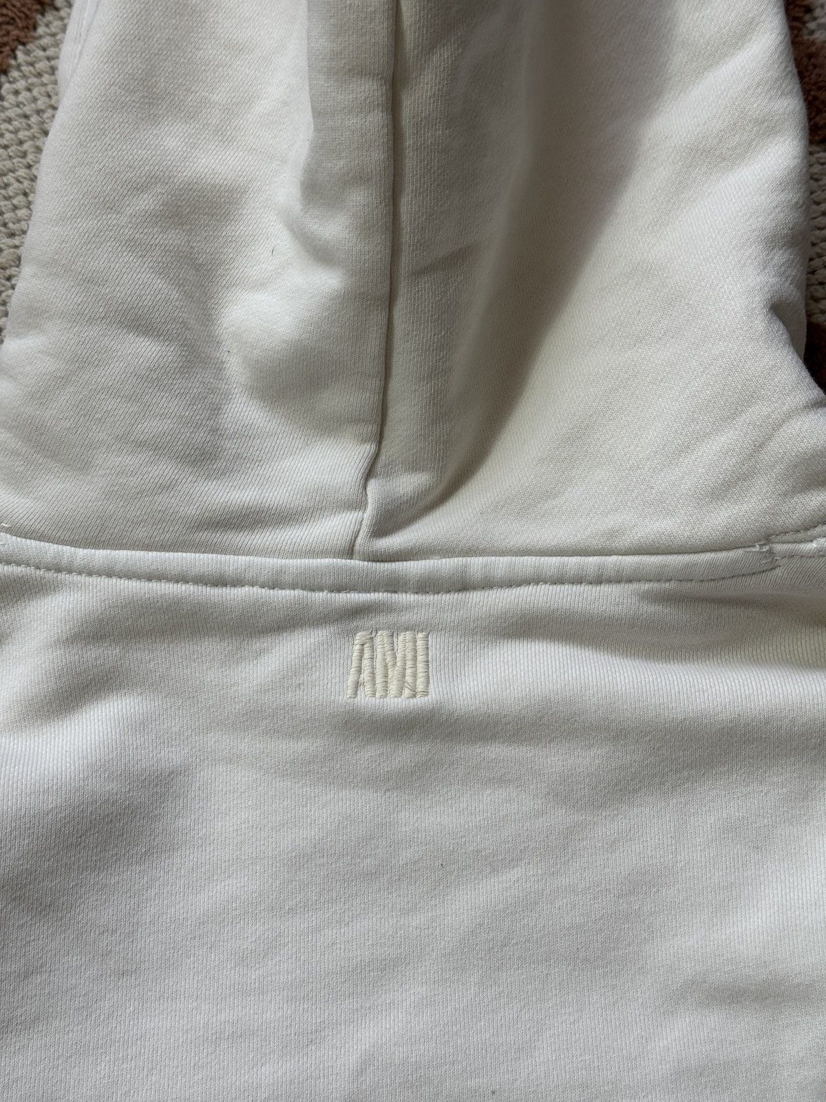 AMI × Vintage VINTAGE AMI PARIS EMBROIDERED LOGO HOODIE Size S / US 4 / IT 40 - 11 Thumbnail