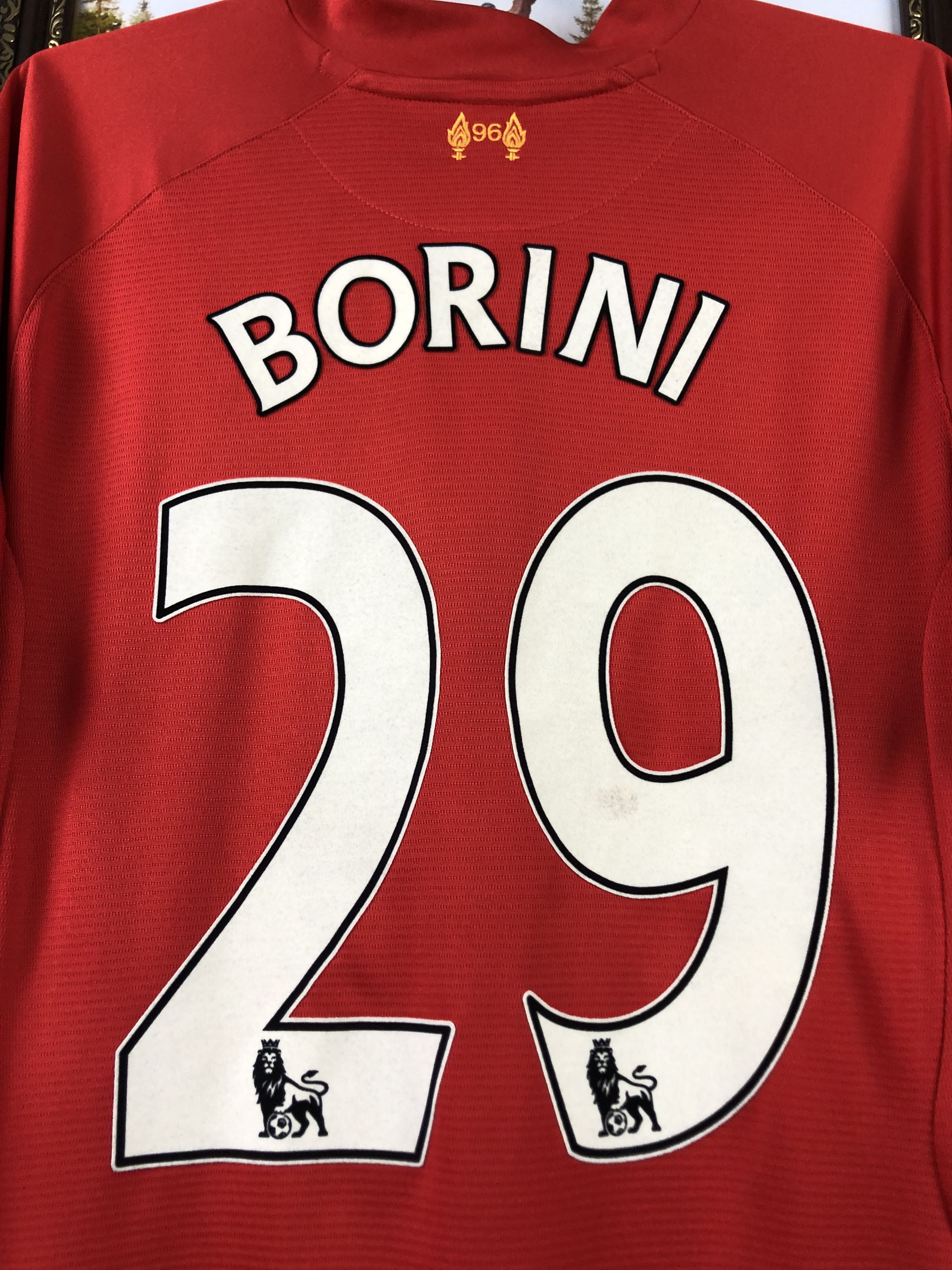 Other Liverpool Home football shirt 2013 Soccer #29 Borini Jersey Size US M / EU 48-50 / 2 - 14 Thumbnail