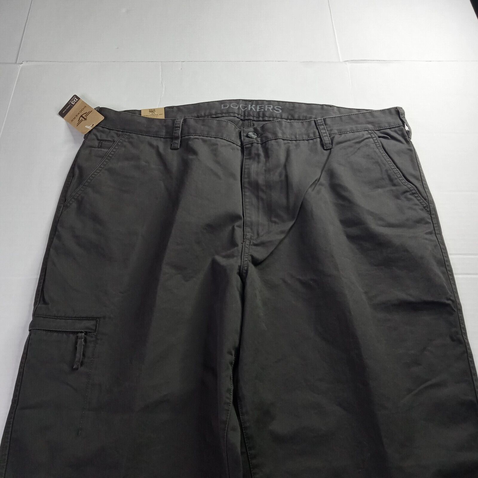 Dockers Dockers D3 Classic Fit Cargo Pants Men's 42x32 Gray Cotton Size US 42 / EU 58 - 4 Thumbnail