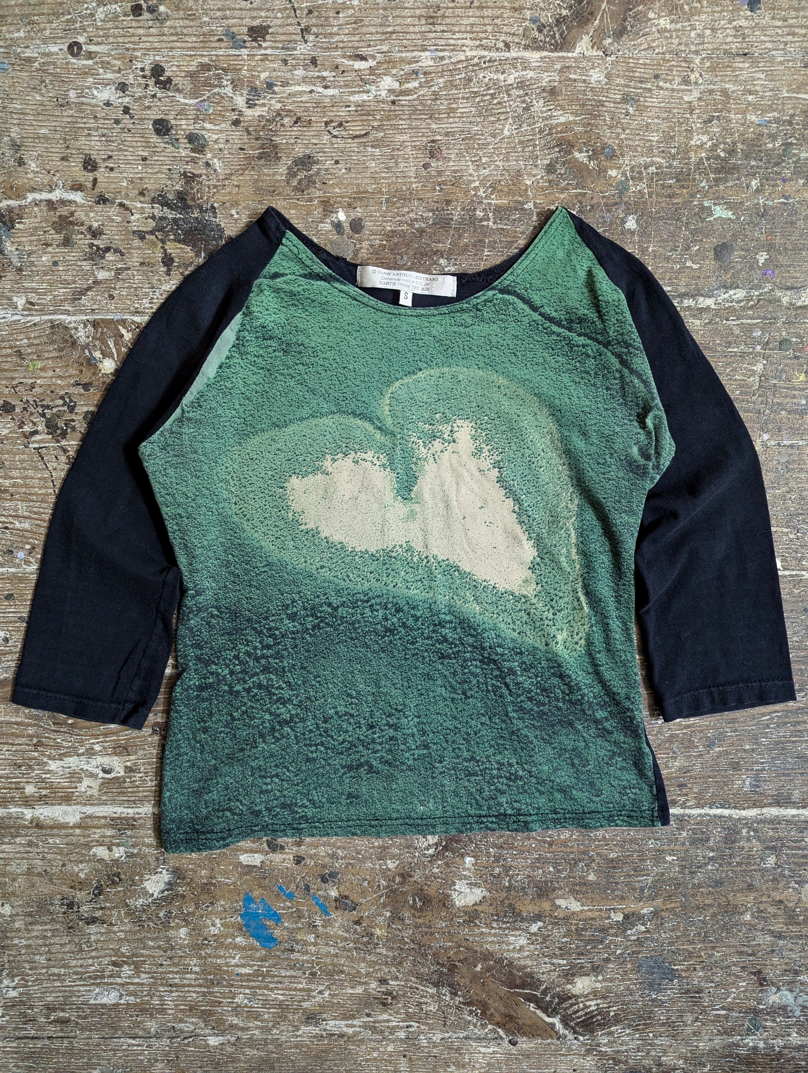 Band Tees 00s "Earth From The Air" Promo 3/4 Sleeve Top Size M / US 6-8 / IT 42-44 - 1 Thumbnail