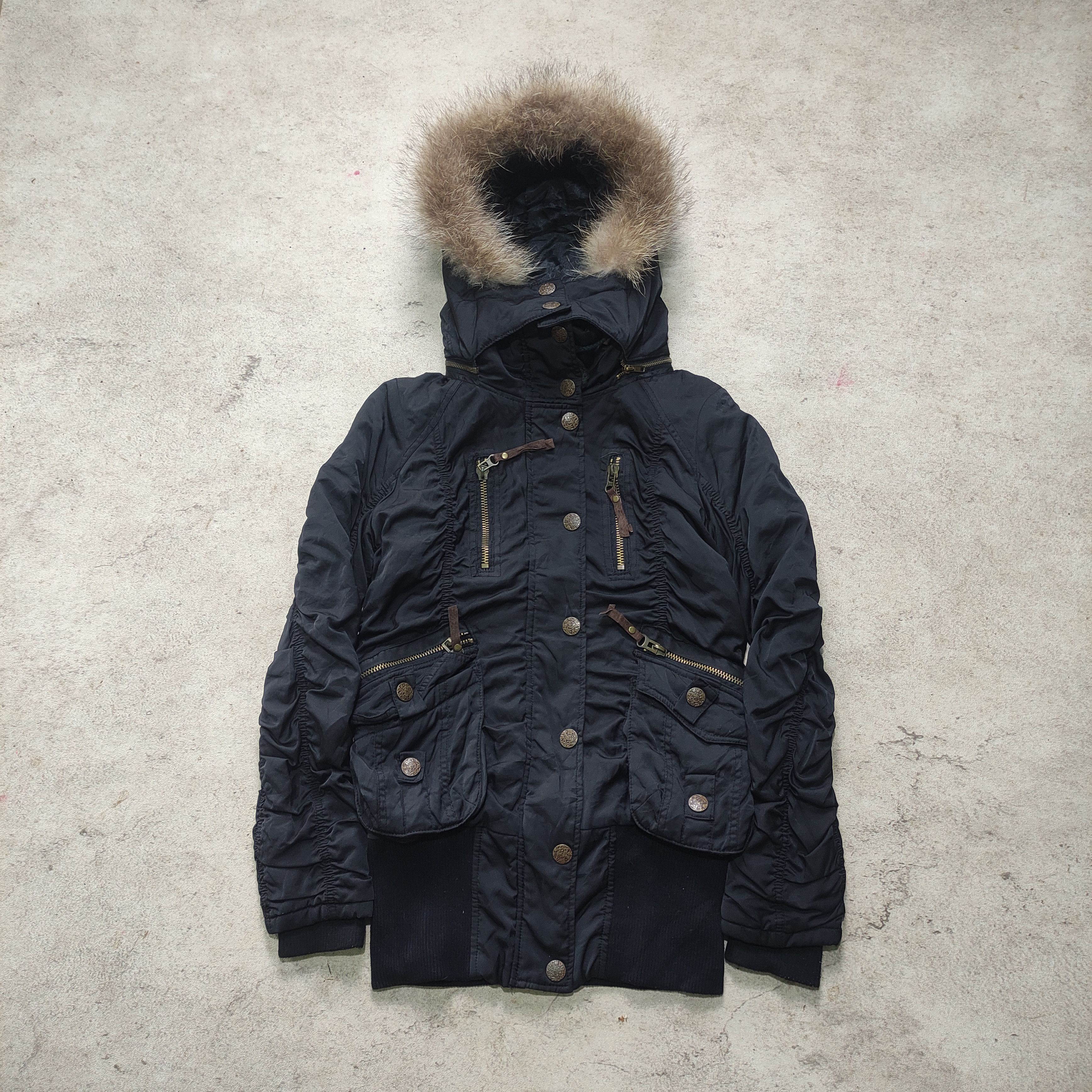 If Six Was Nine 2000s SLY - Black Fur Jacket | Grailed