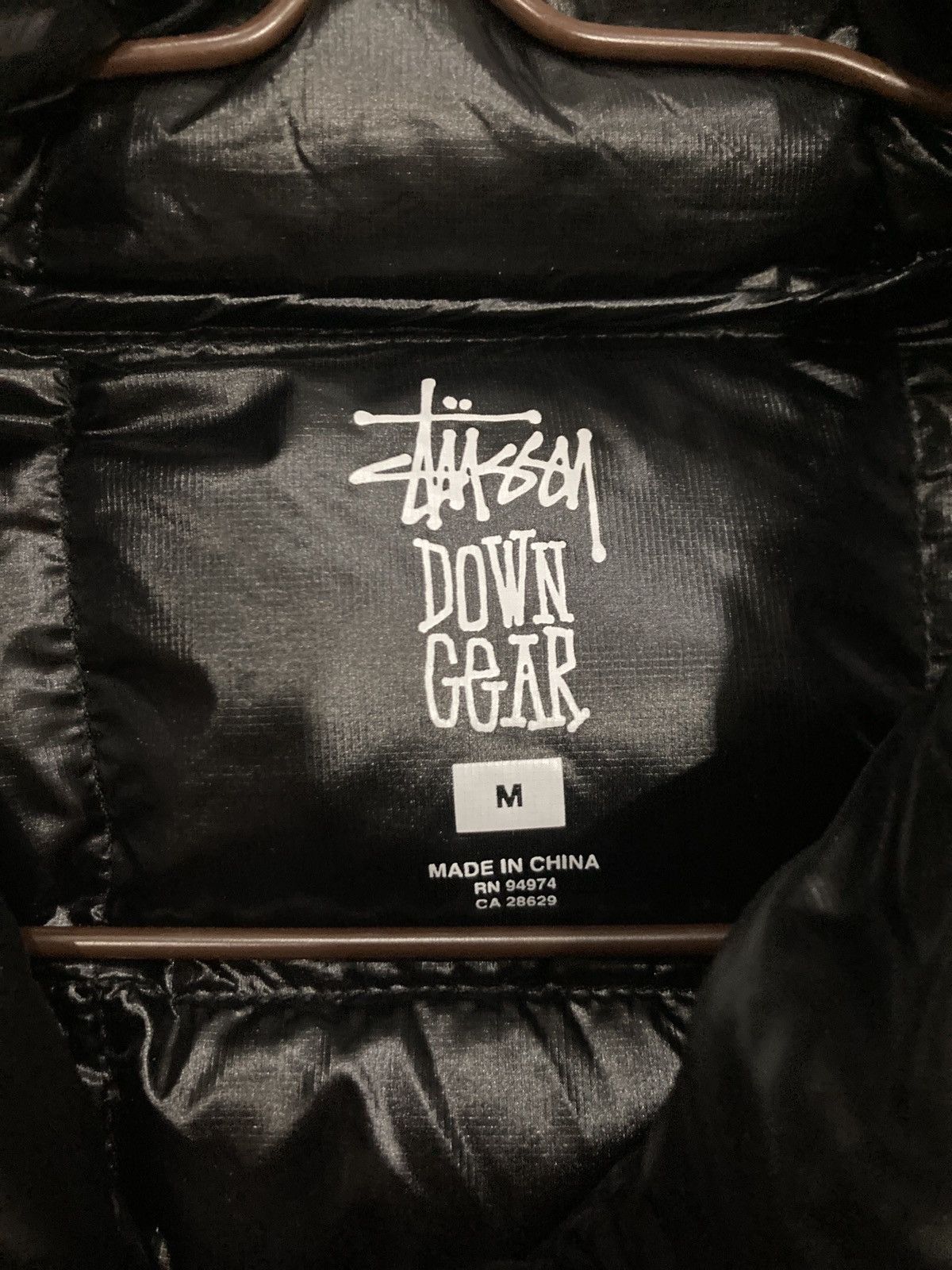 Stussy Stüssy 600-Fill Down Puffer Jacket - Black Size US M / EU 48-50 / 2 - 3 Thumbnail