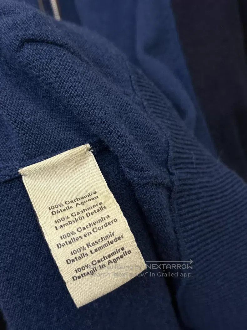 Hermes Hermes Small logo color block 100% cashmere hooded knitted Size US XL / EU 56 / 4 - 4 Thumbnail