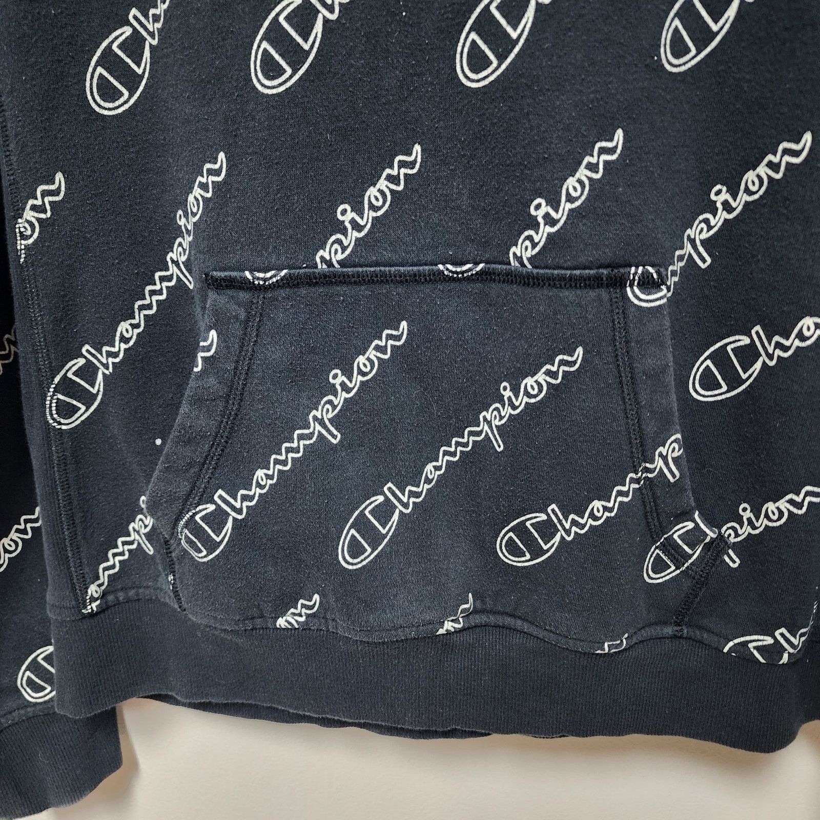 Champion Champion Heritage Fleece All Over Logo Womens Hoodie Large Size L / US 10 / IT 46 - 3 Thumbnail