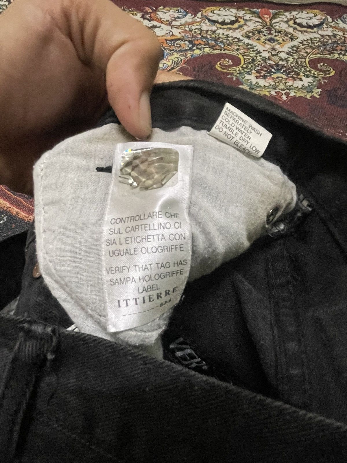 Versace Jeans Couture Versace Black Denim Jeans Size 24" / US 00 / IT 34 - 8 Thumbnail