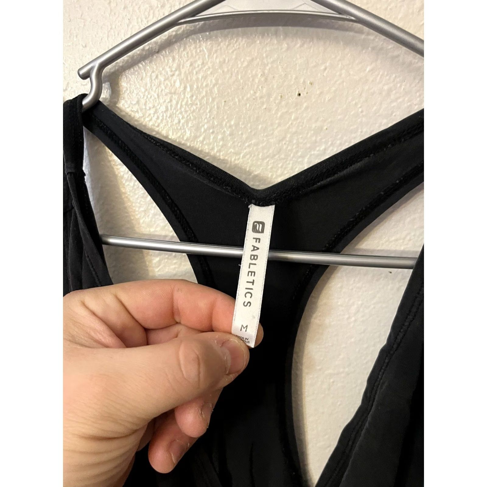 Fabletics Fabletics Tank Top Womens Black Racerback Athletic Medium Sleeveless Pullover Scoop Neck Fitness Gym Yoga Basic Casual Sports Breathable Size M / US 6-8 / IT 42-44 - 3 Thumbnail
