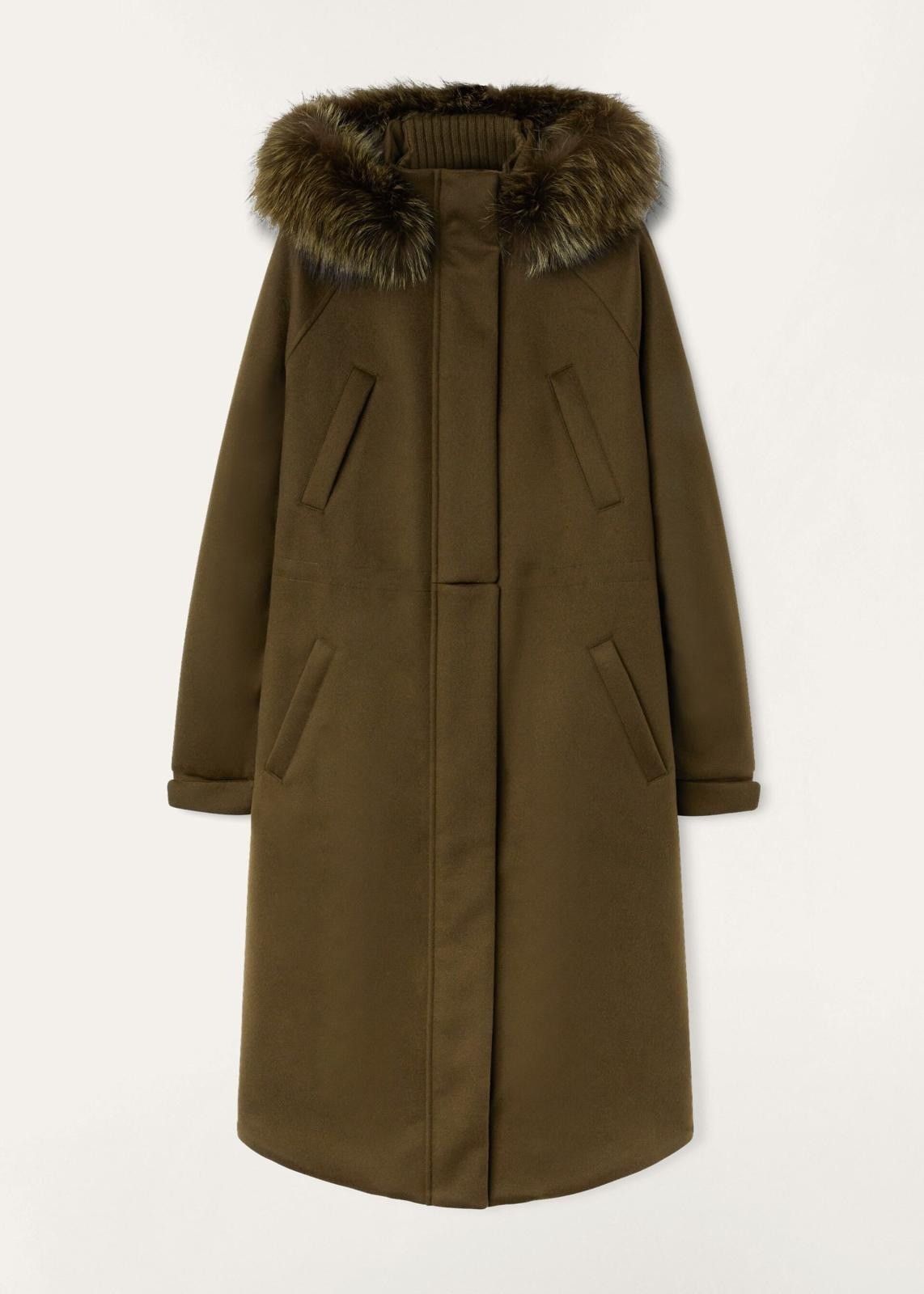 Loro Piana o1srvl11e1124 Icery Long Jacket in Brown Size L / US 10 / IT 46 - 1 Thumbnail