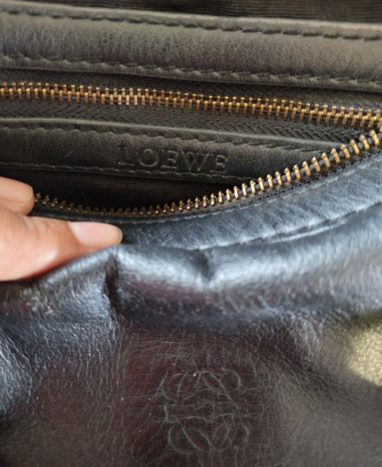 Loewe Loewe Two Way Bag Leather Size ONE SIZE - 7 Thumbnail