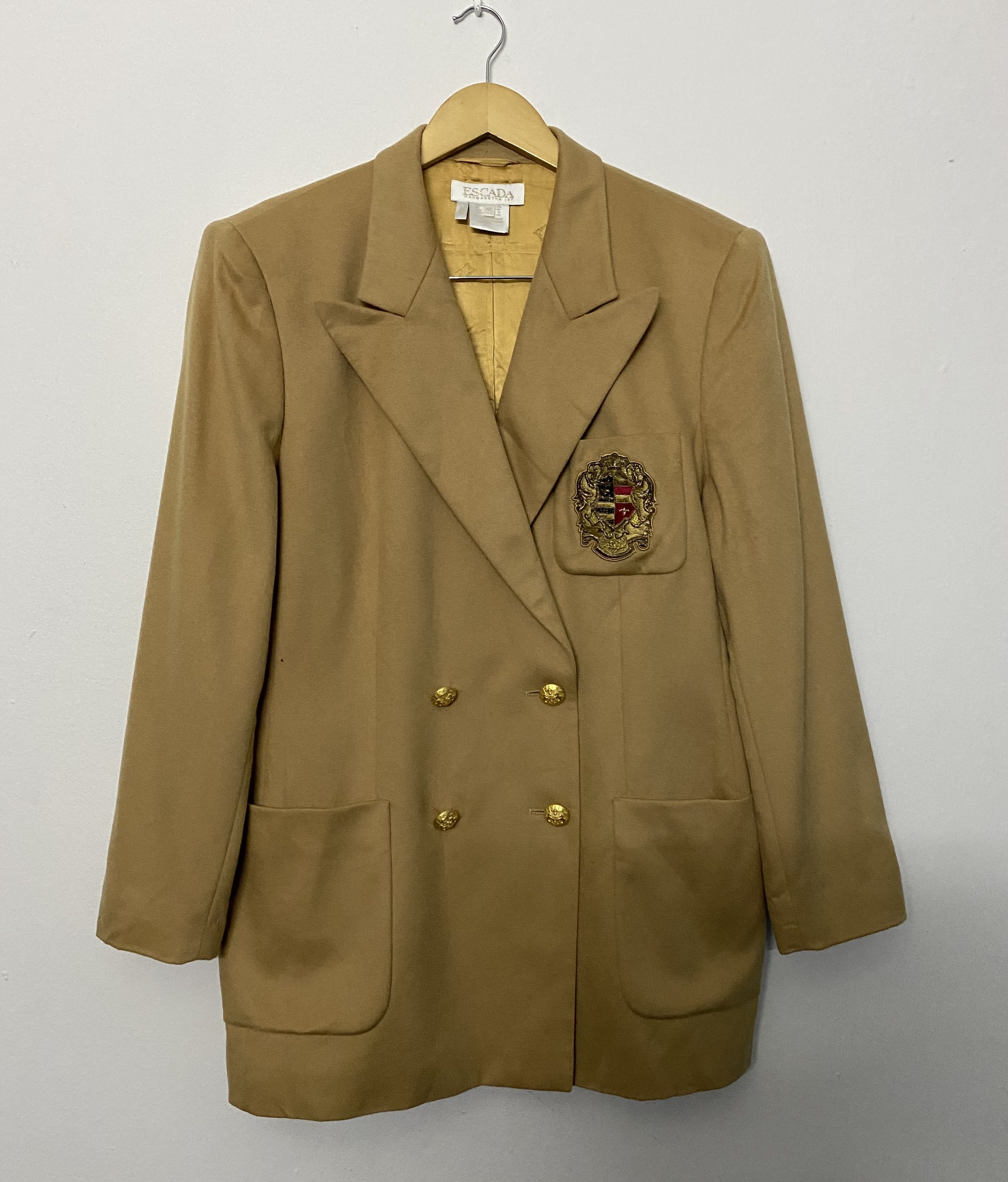 Escada ESCADA BY MARGARETHA LEY PIACENZA CASHMERE CREST BLAZER Size M / US 6-8 / IT 42-44 - 1 Thumbnail