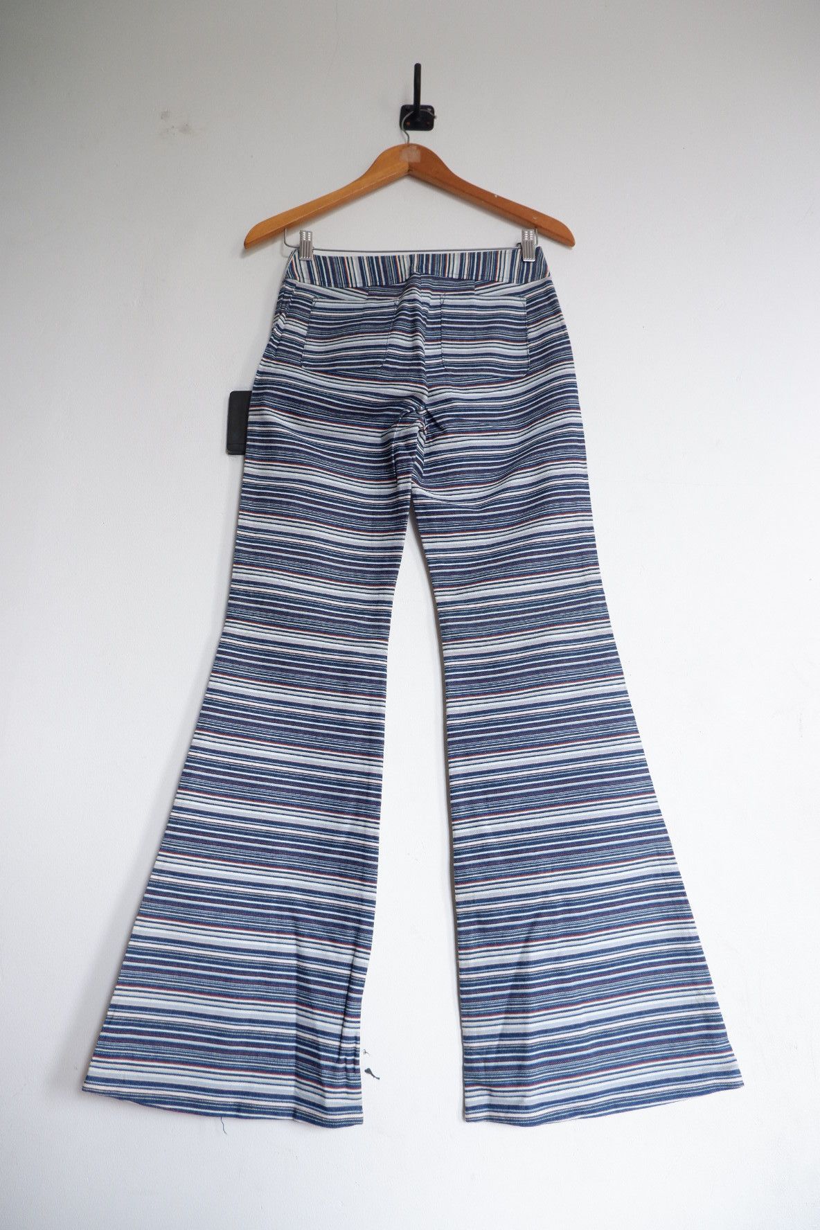 Japanese Brand Vintage Starship Japan Flare Linen Jeans Size 25" / US 0 / IT 36 - 4 Thumbnail