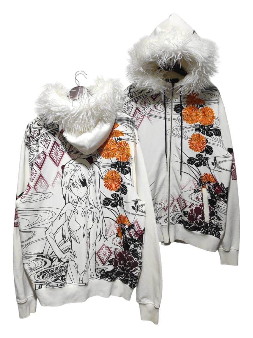 Japanese Brand Oriental Brand Sukajan zip fur hoodie ifsix LGB style Size US XL / EU 56 / 4 - 3 Thumbnail