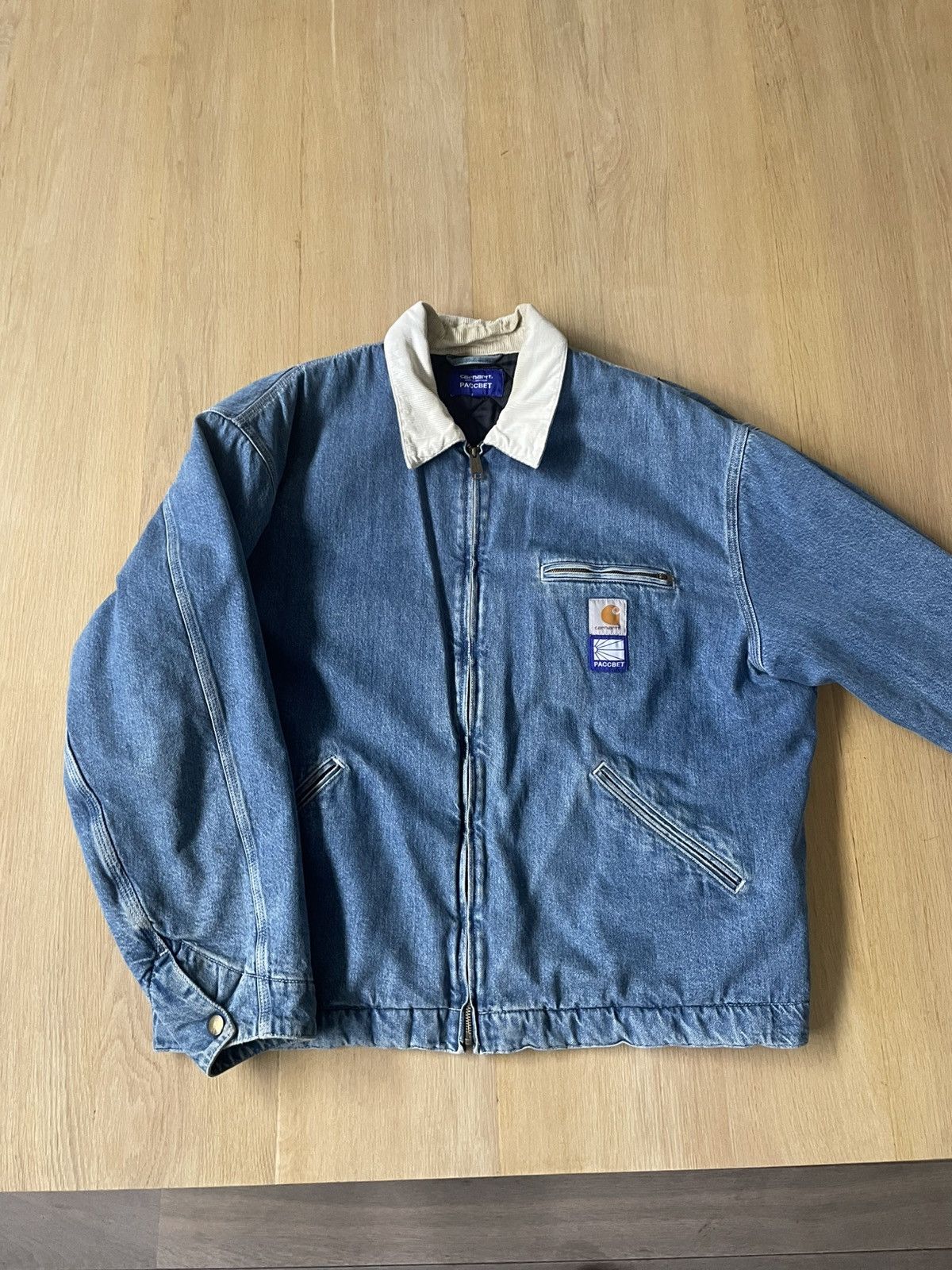 Carhartt × PACCBET Carhartt x PACCBET Detroit Denim Jacket | Grailed