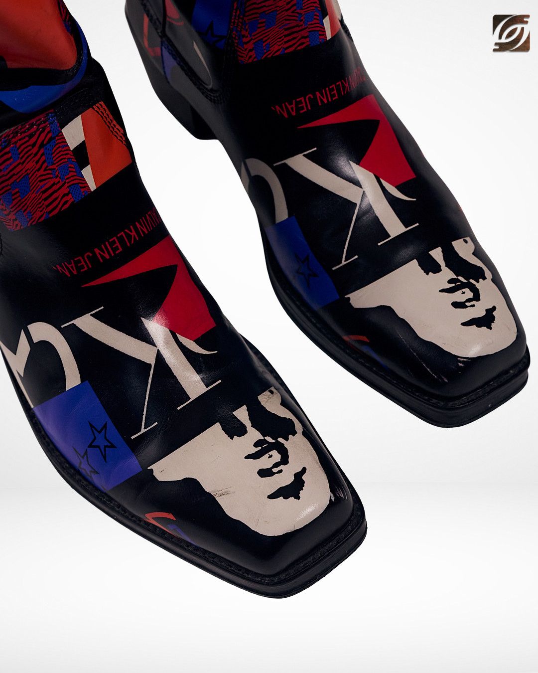 Raf Simons for Calvin Klein SS18 Capsule Buffalo Print Cowboy Boots Size US 11 / EU 44 - 5 Thumbnail