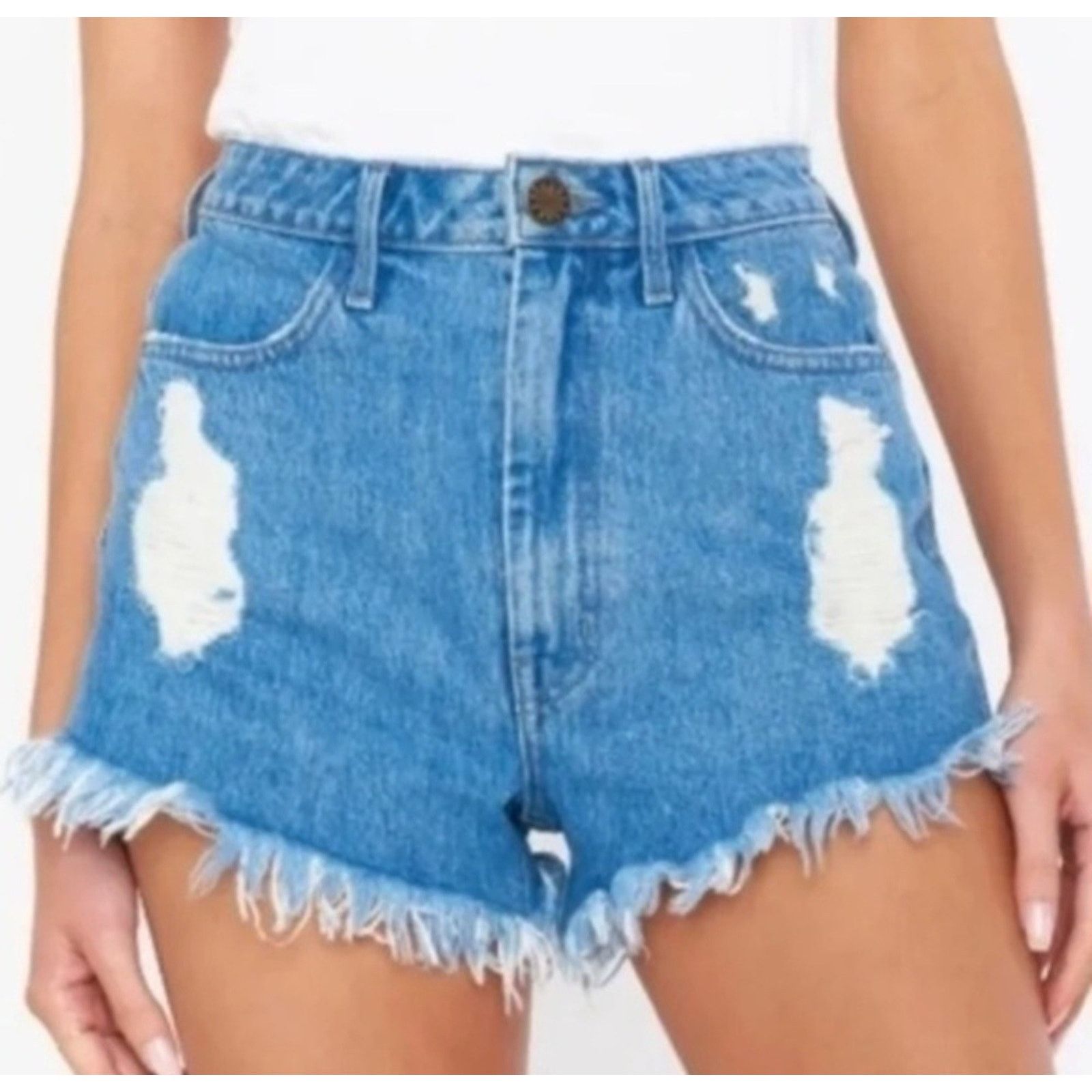 Show Me Your MuMu Show Me Your Mumu Houston Cotton Four Pocket High-Rise 24 Size 24" / US 00 / IT 34 - 2 Thumbnail