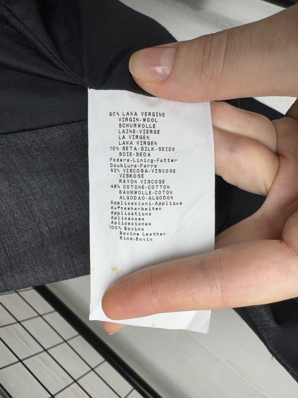 Emporio Armani Emporio Armani Matt Line Charocal grey Suit Vest Tailoring Size 38R - 9 Thumbnail