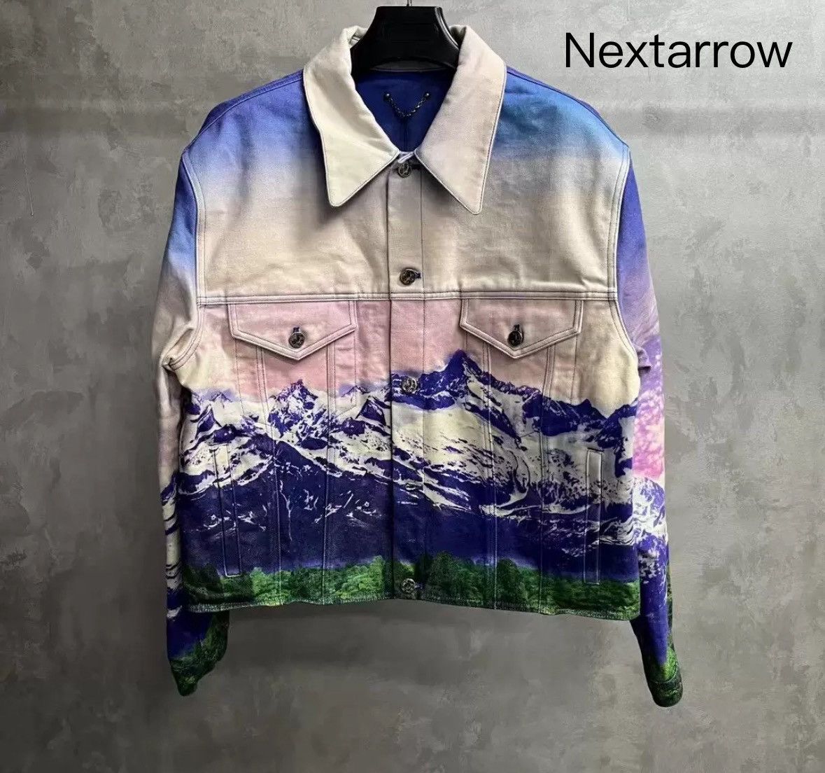 Louis Vuitton Flower Pattern breasted Long sleeved Jacket