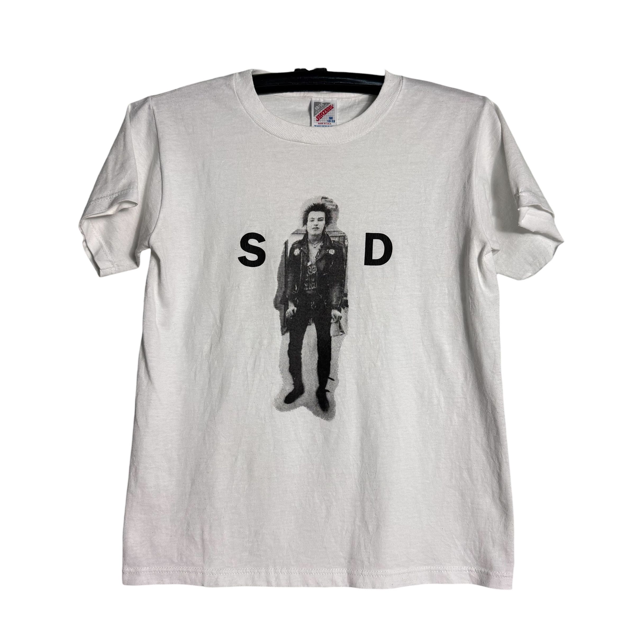 Band Tees 🔥RARE🔥Vintage Sid Vicious Sex Pistols 50/50 T-shirt Size US M / EU 48-50 / 2 - 1 Thumbnail