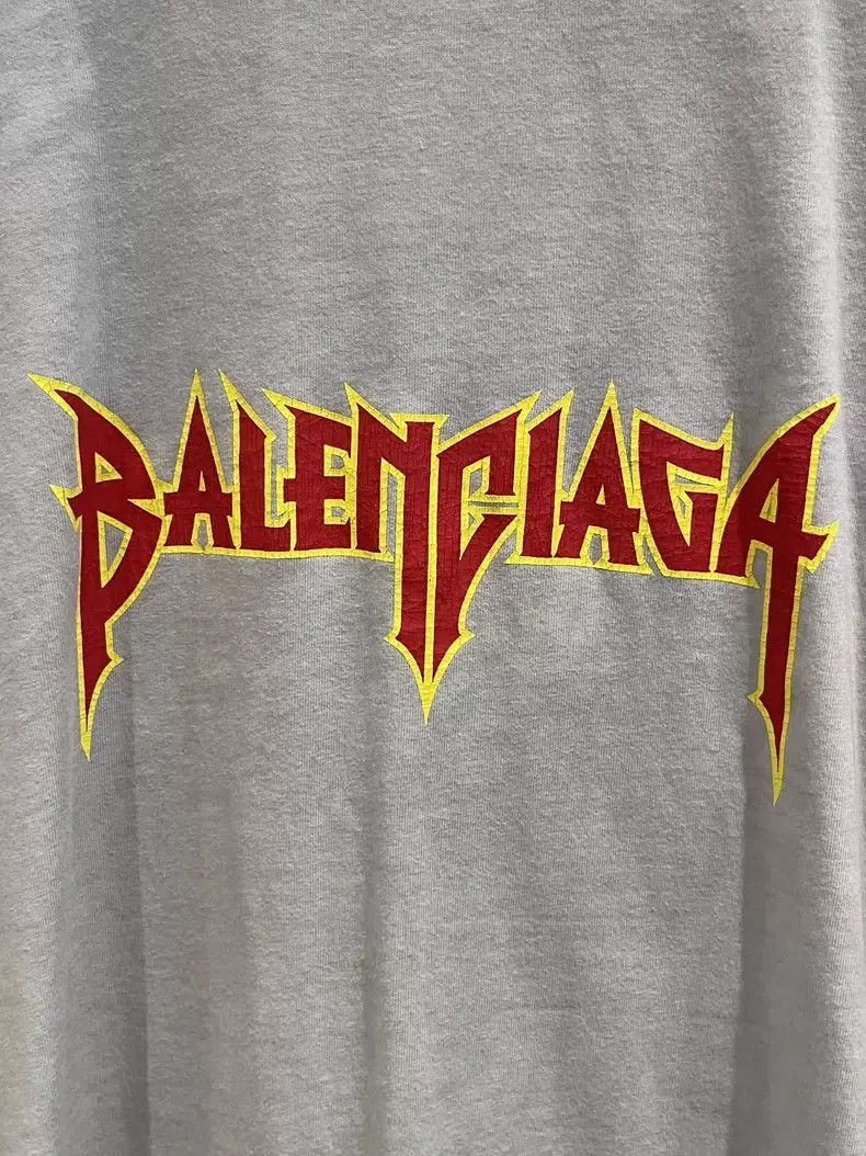 Balenciaga Balenciaga Rock Band Series Lightning Logo Short Sleeve T- Size US S / EU 44-46 / 1 - 4 Thumbnail