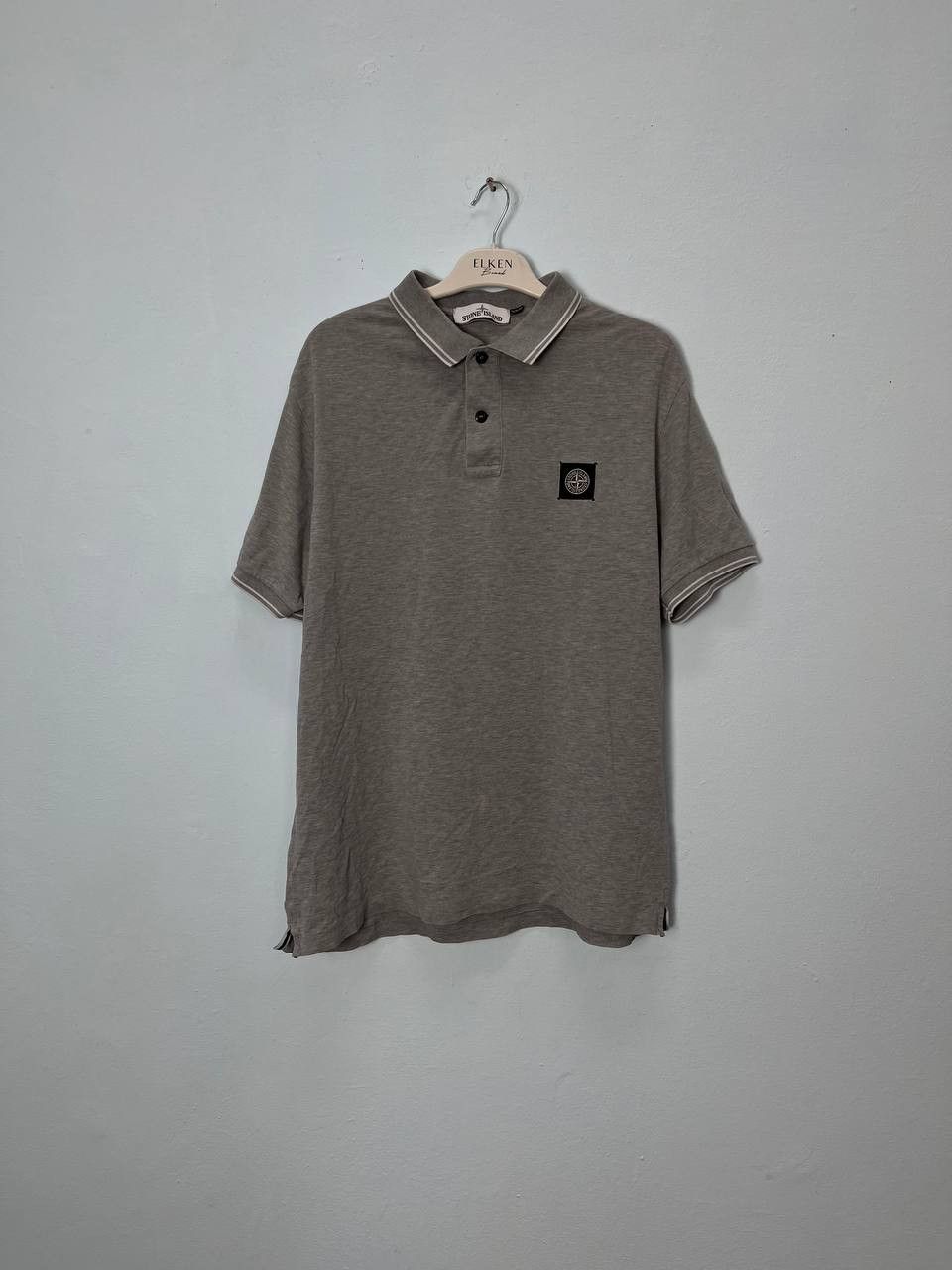 Other Stone Island Patch Program Polo Shirt Slim Fit Gray Size US XL / EU 56 / 4 - 1 Thumbnail