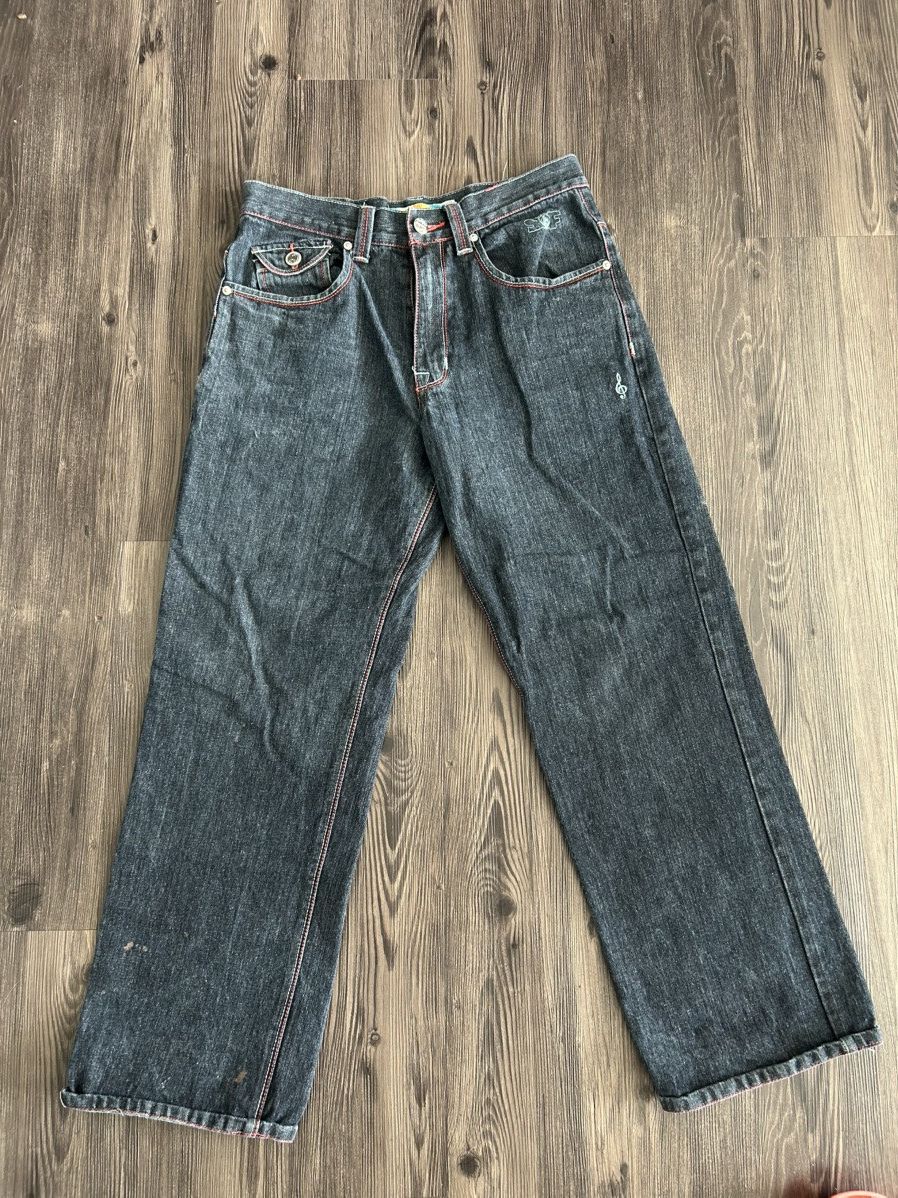 Other Y2K Embroidered Jeans Loose Fit Size US 32 / EU 48 - 2 Thumbnail
