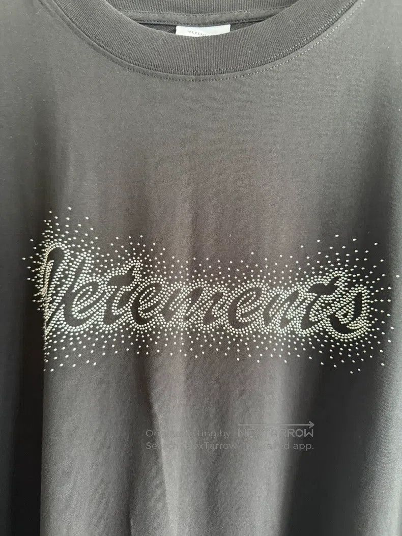 Vetements Vetements Logo Embellished Black Short Sleeve Size US S / EU 44-46 / 1 - 3 Thumbnail