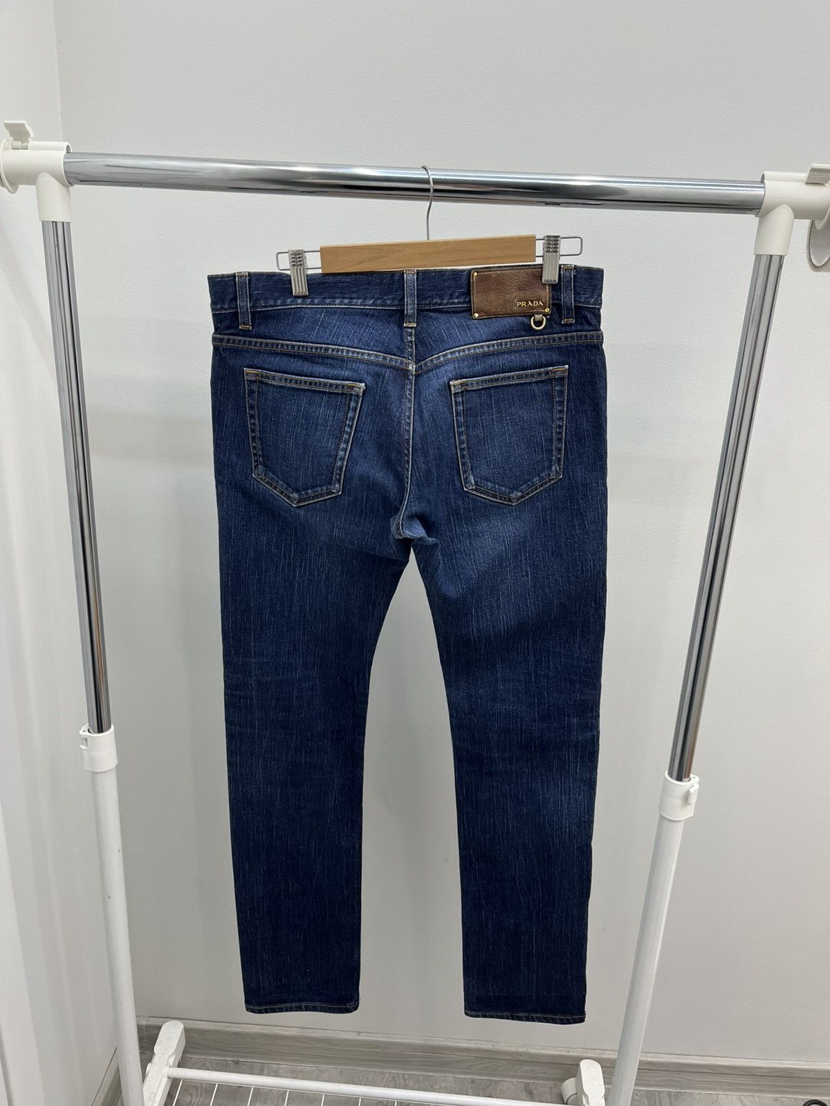 Prada Vintage Prada Tapered Fit Denim Jeans Size US 32 / EU 48 - 2 Thumbnail