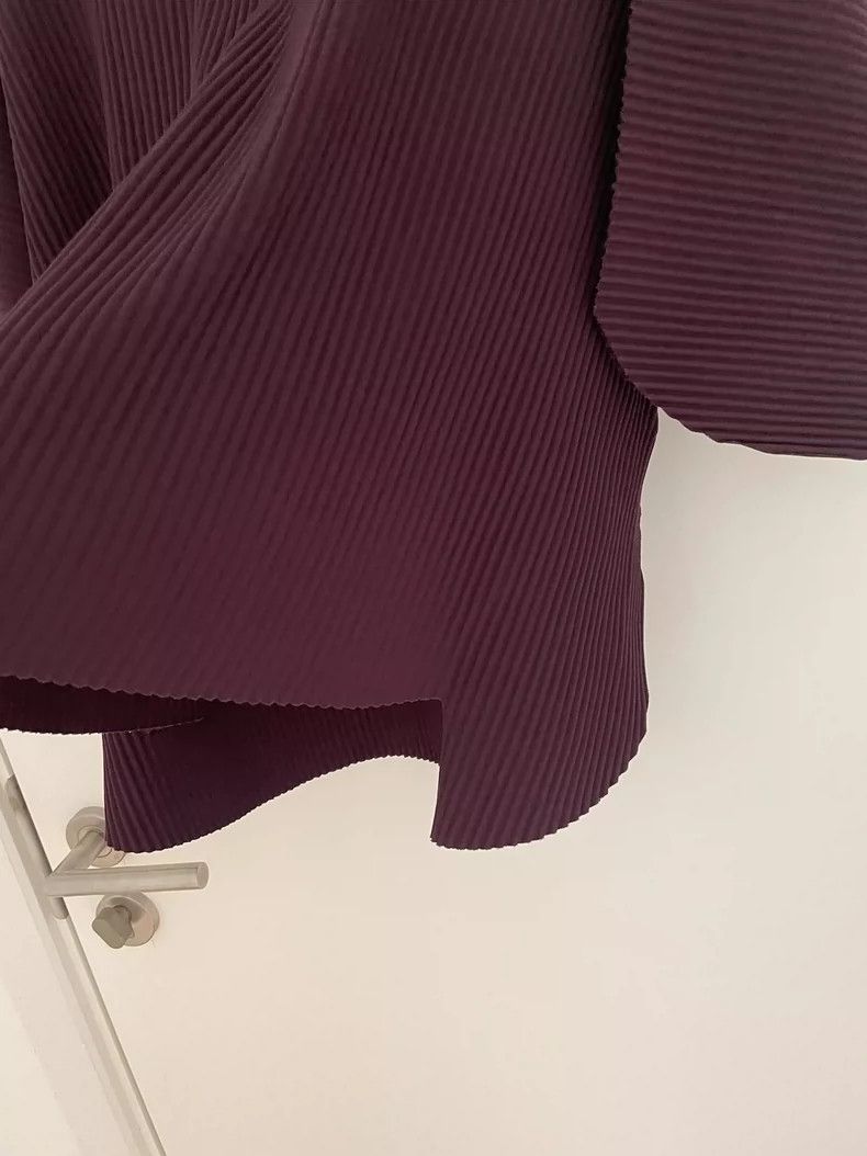 Issey Miyake issey miyake siz：one size Purple top 2506-Nextarrow Size XXS / US 00 / IT 34 - 3 Thumbnail