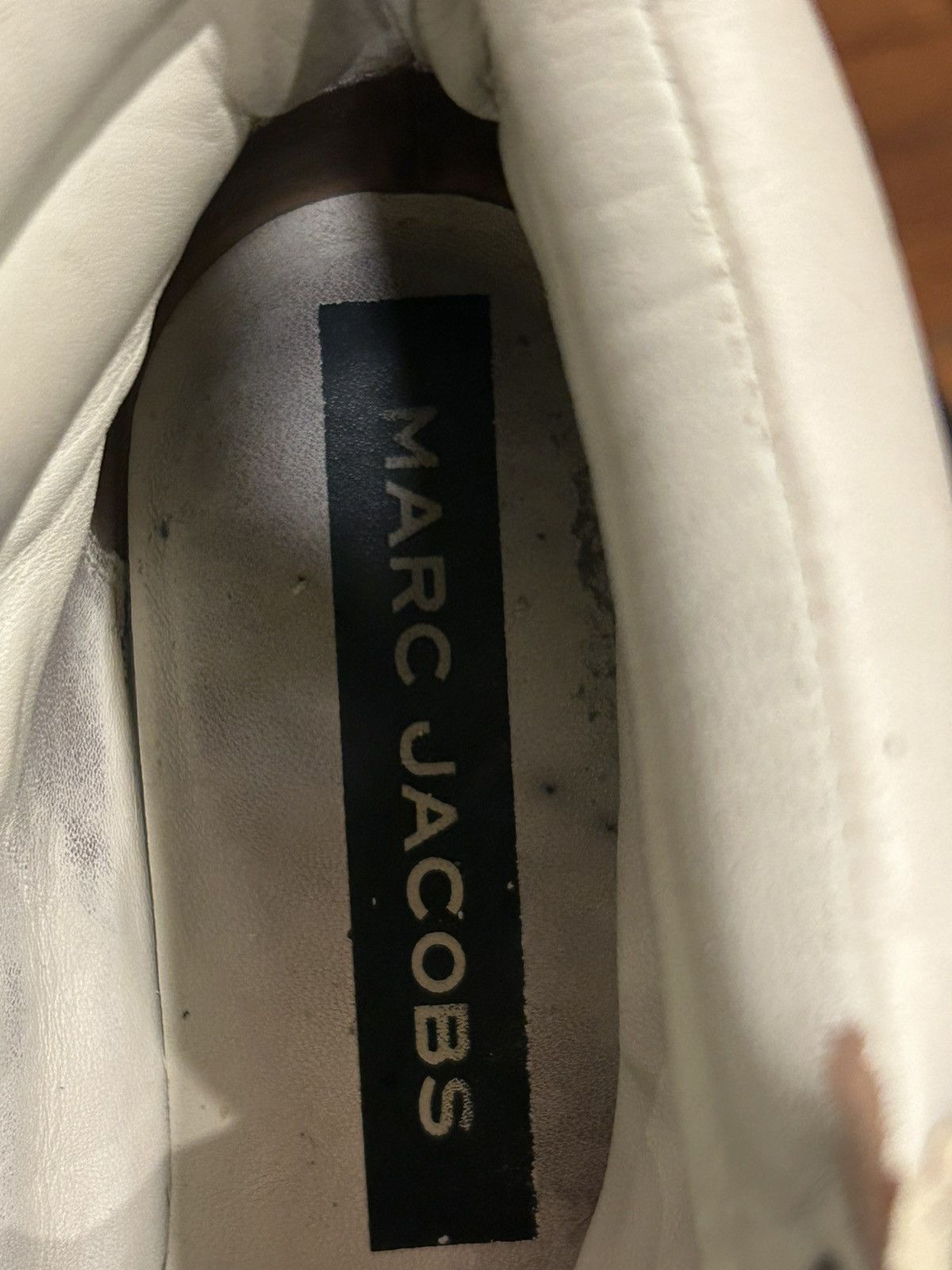 Marc Jacobs Marc Jacob’s white/cream leather boot Size US 8 / IT 38 - 11 Thumbnail