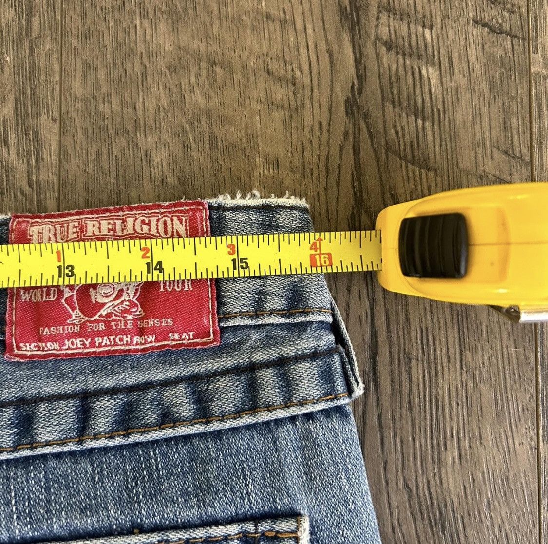 True Religion True Religion Patchwork Flares Size US 31 - 3 Thumbnail