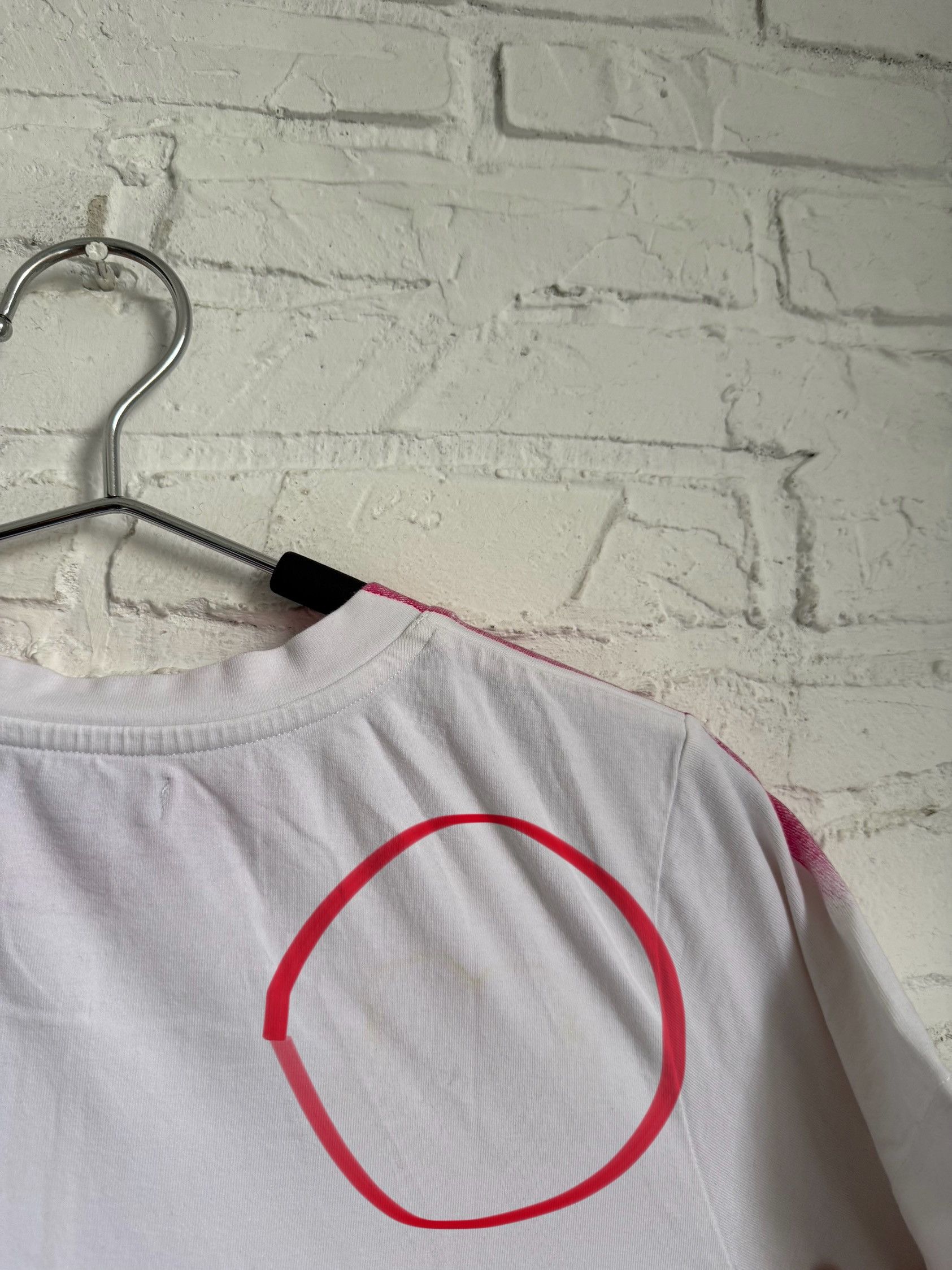 Burberry Rare Vintage Burberry pink washed denim logo t-shirt Size L / US 10 / IT 46 - 9 Thumbnail